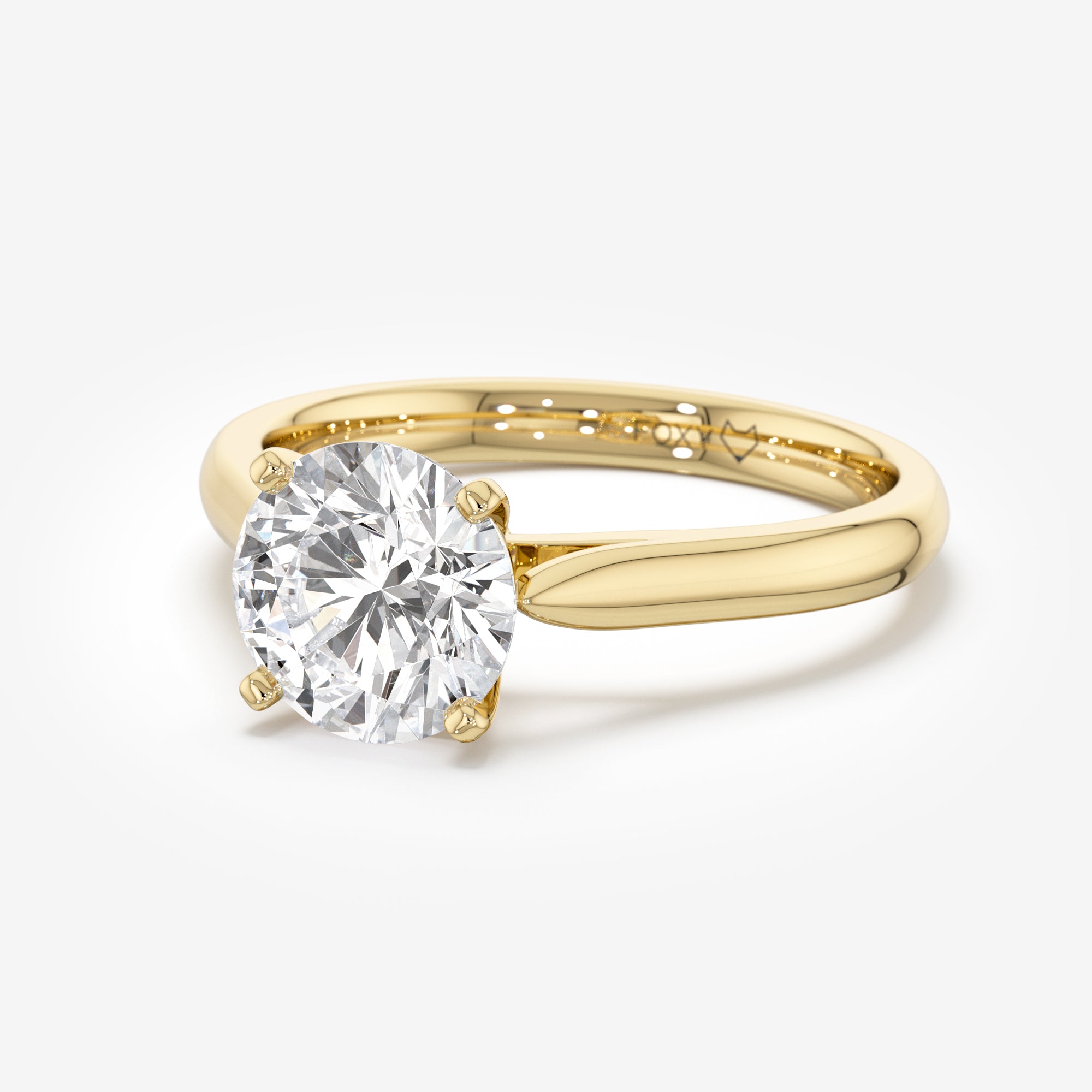 Cathedral Solitaire Engagement Ring