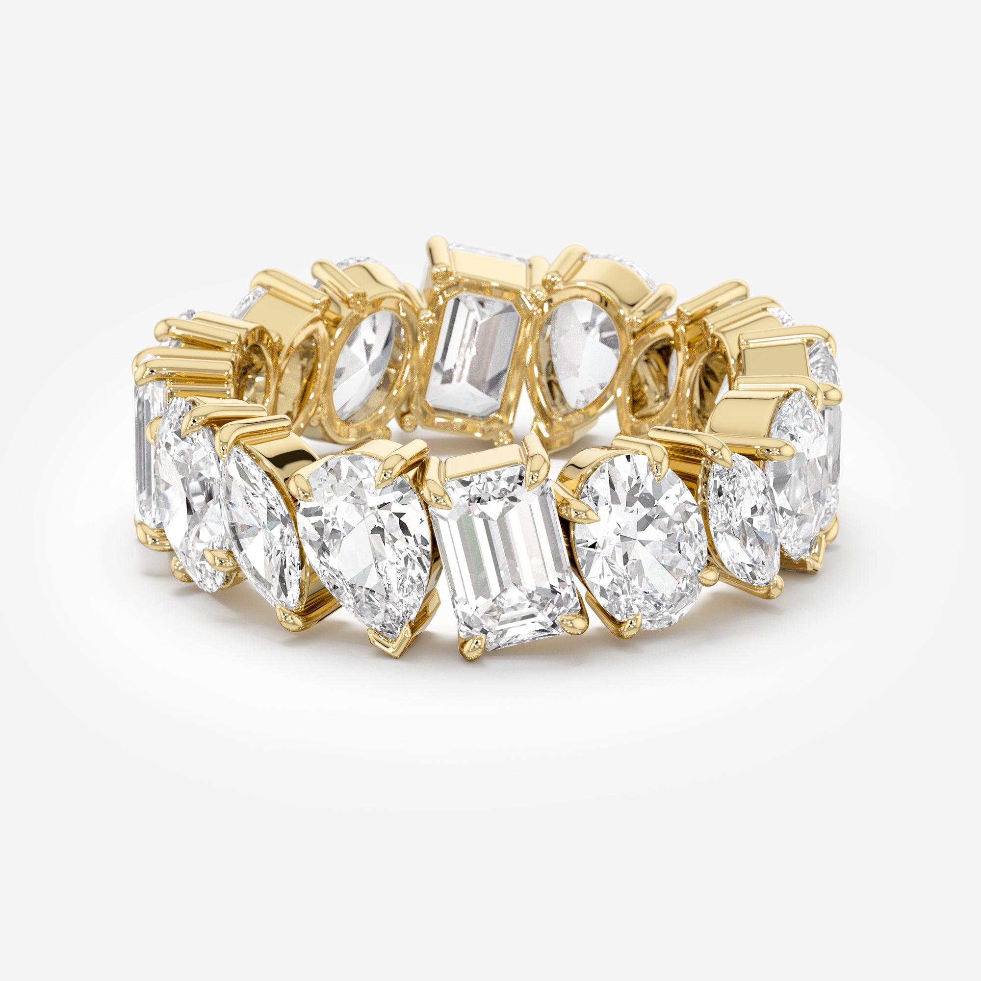Gallery-Set Diamond Eternity Ring