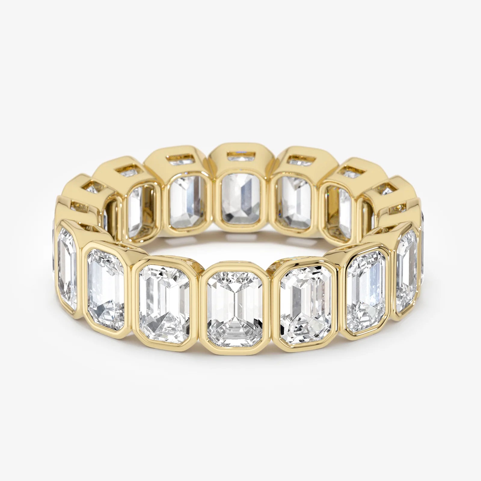 Eternity Emerald Lab Diamond Ring
