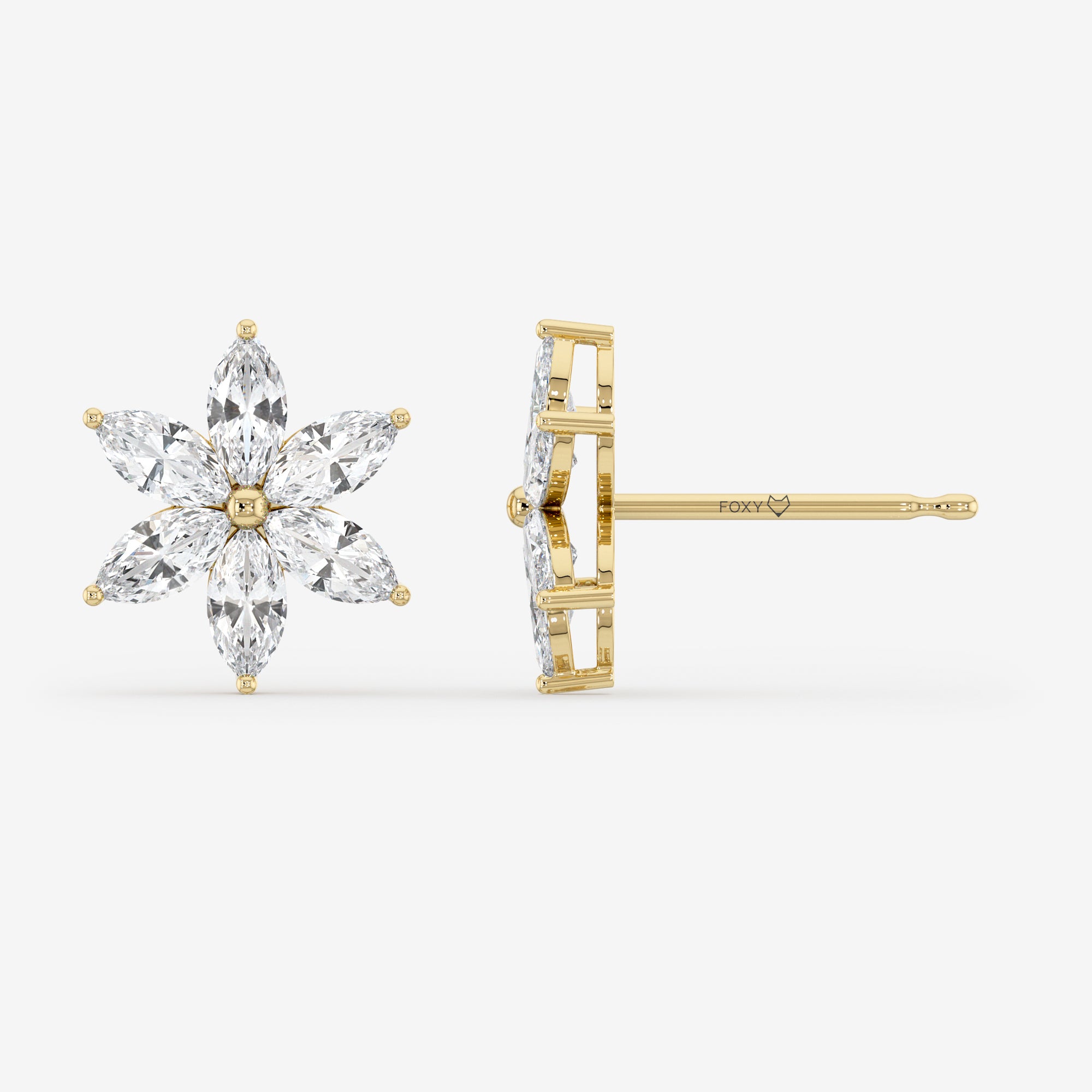 Flower Stud Earrings