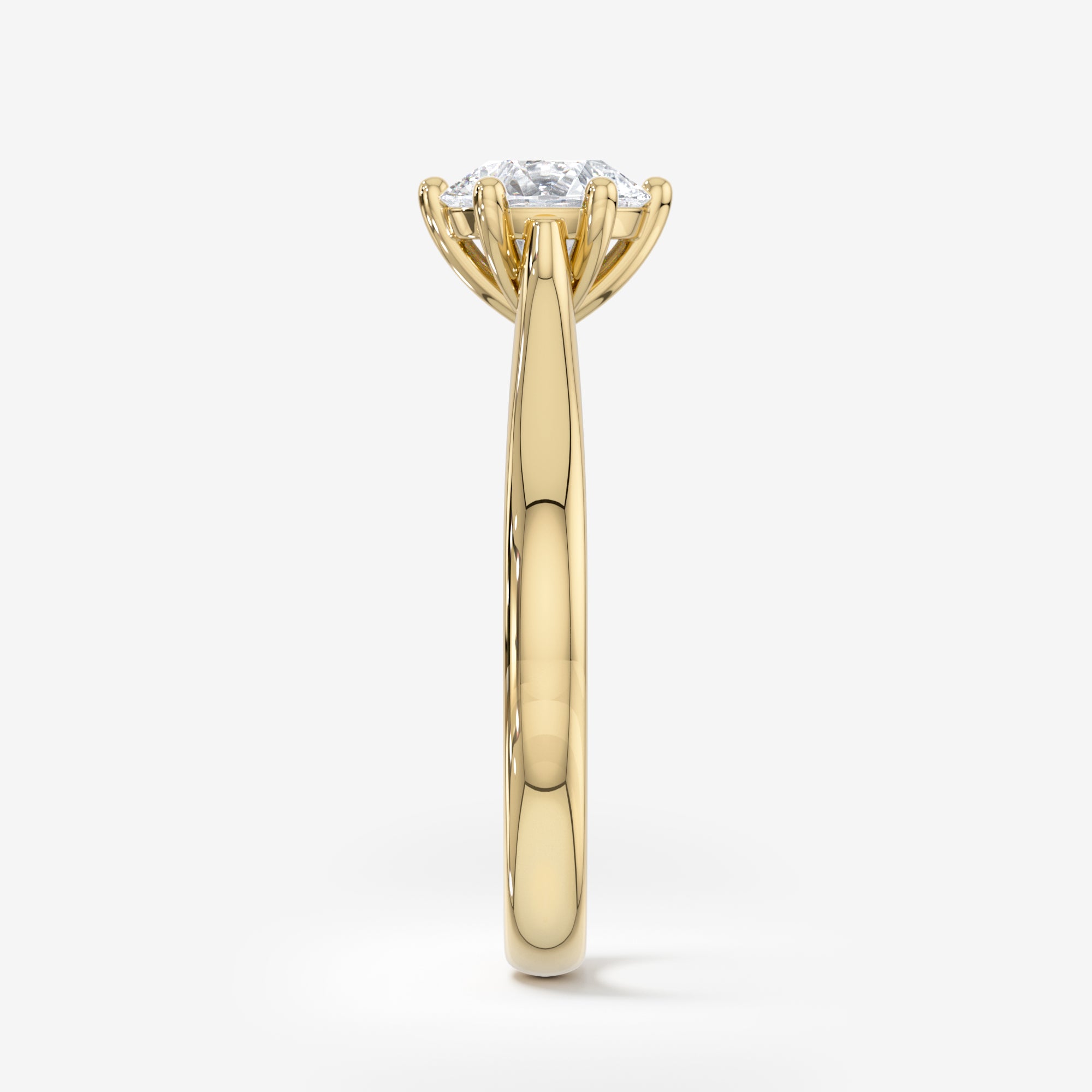 Cathedral 6-Prong Solitaire Engagement Ring