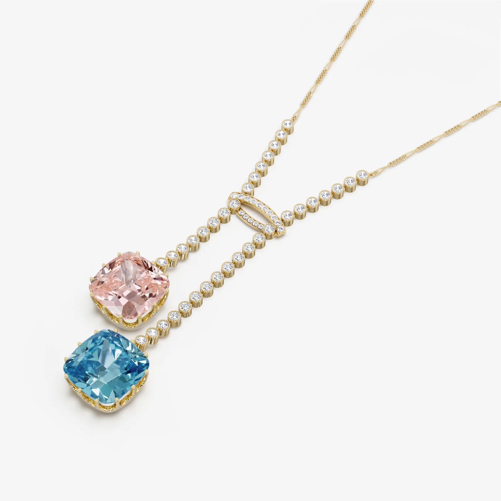 Perfect Contrast Pendant Necklace