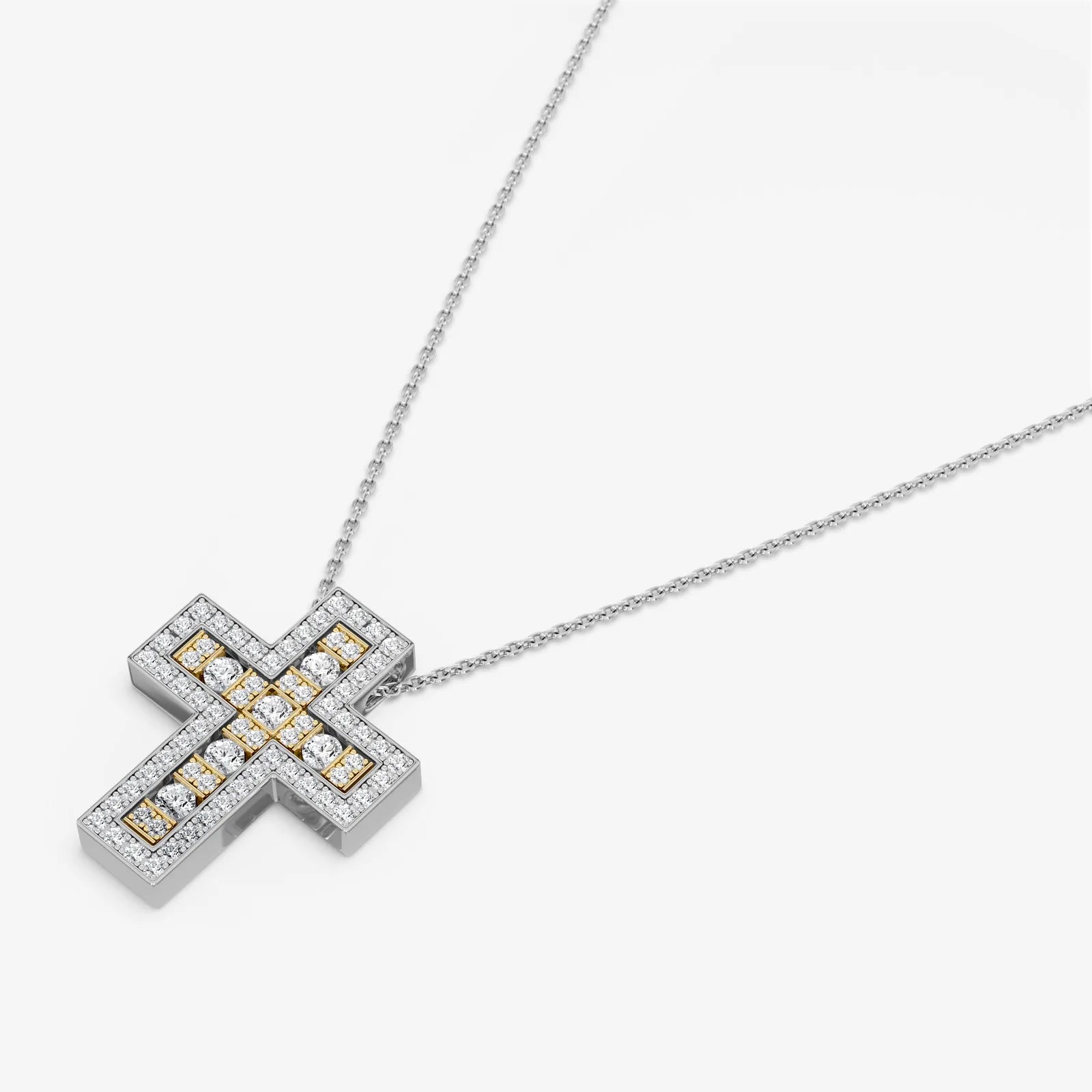 Cross My Heart Pendant Necklace