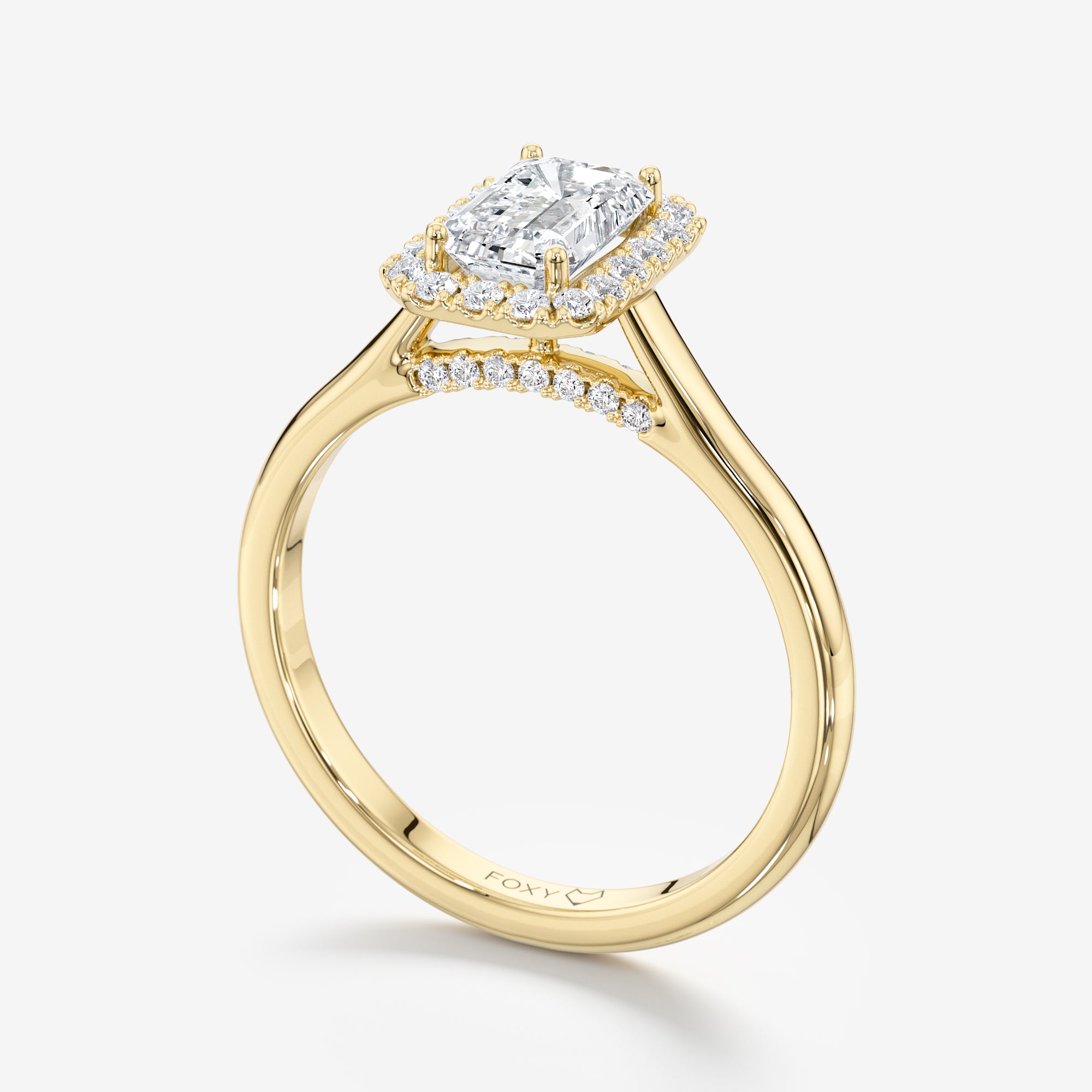 Halo Engagement Ring