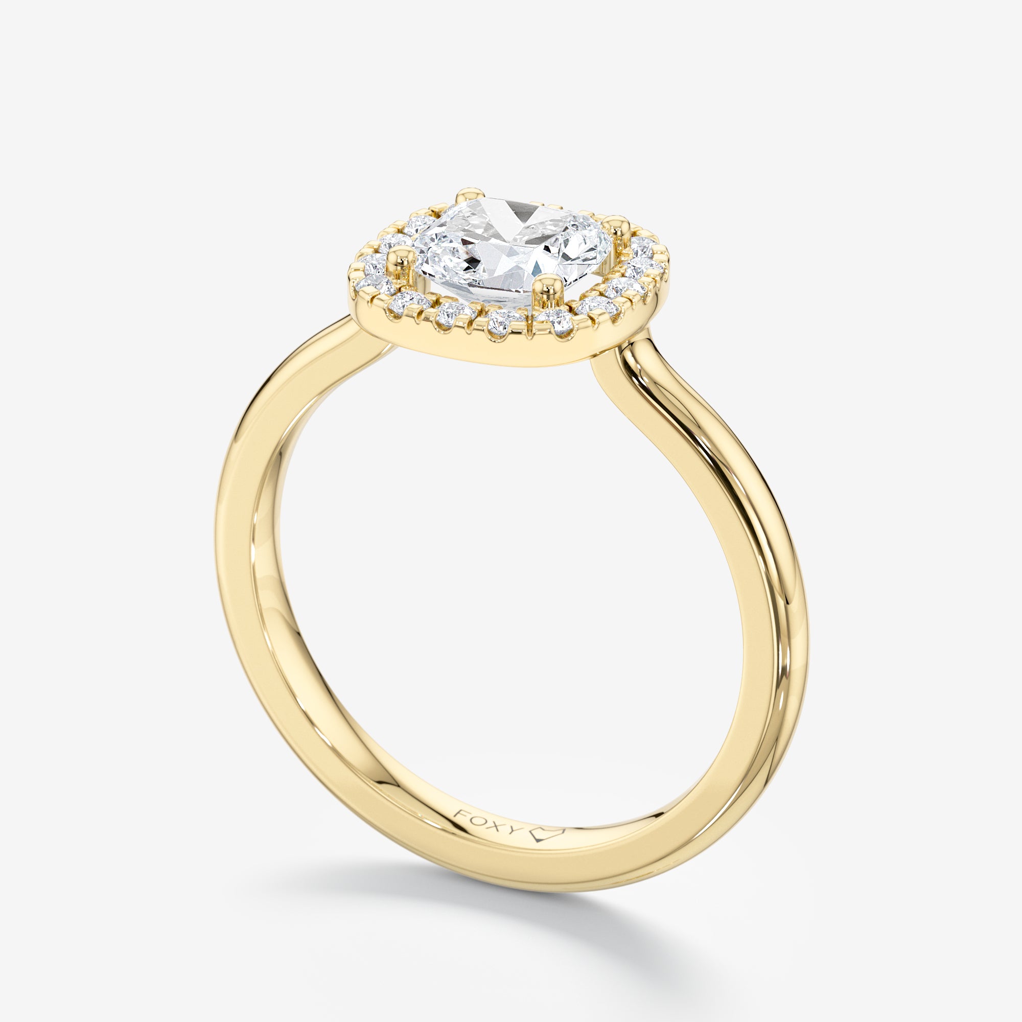 Halo Engagement Ring