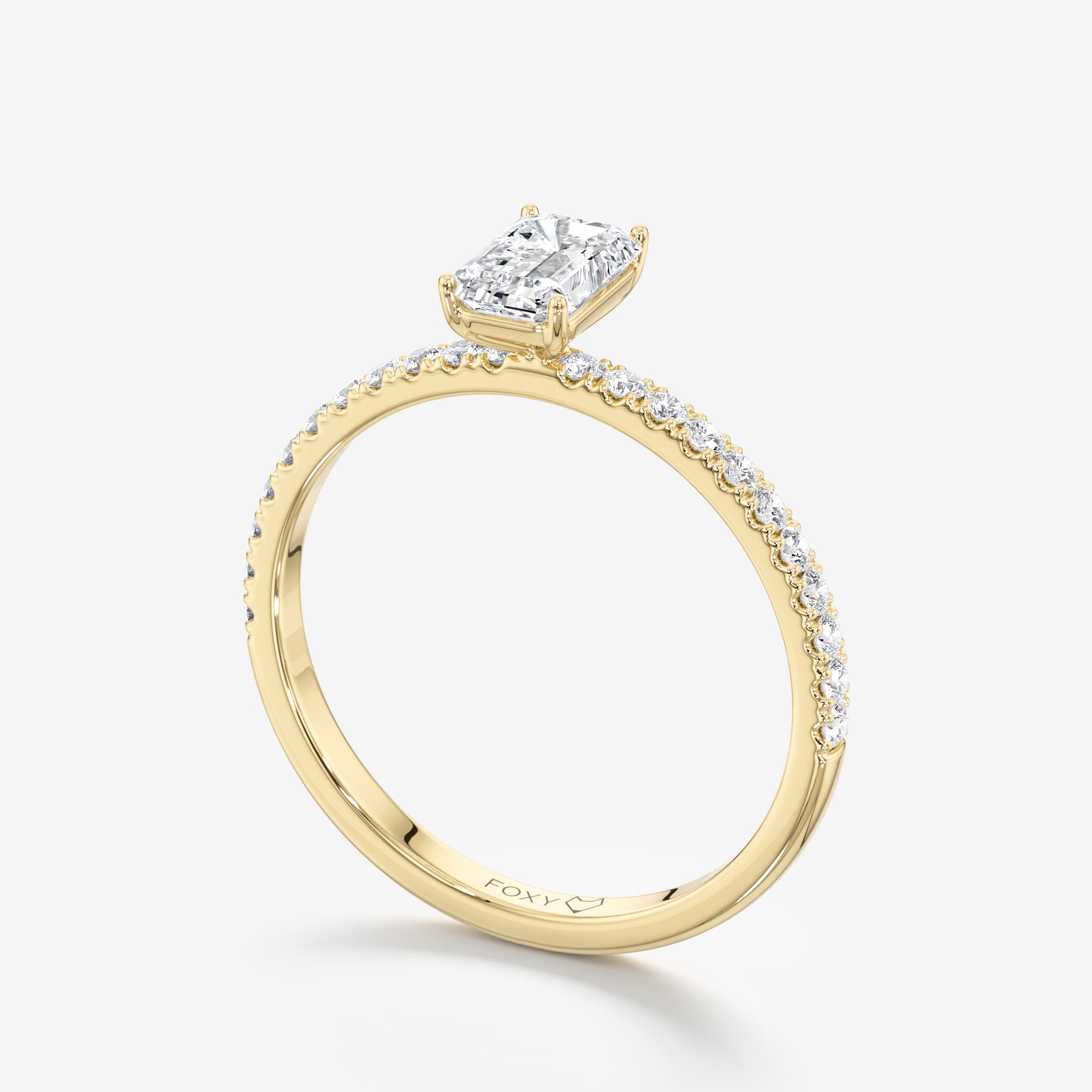 Pavé Engagement Ring