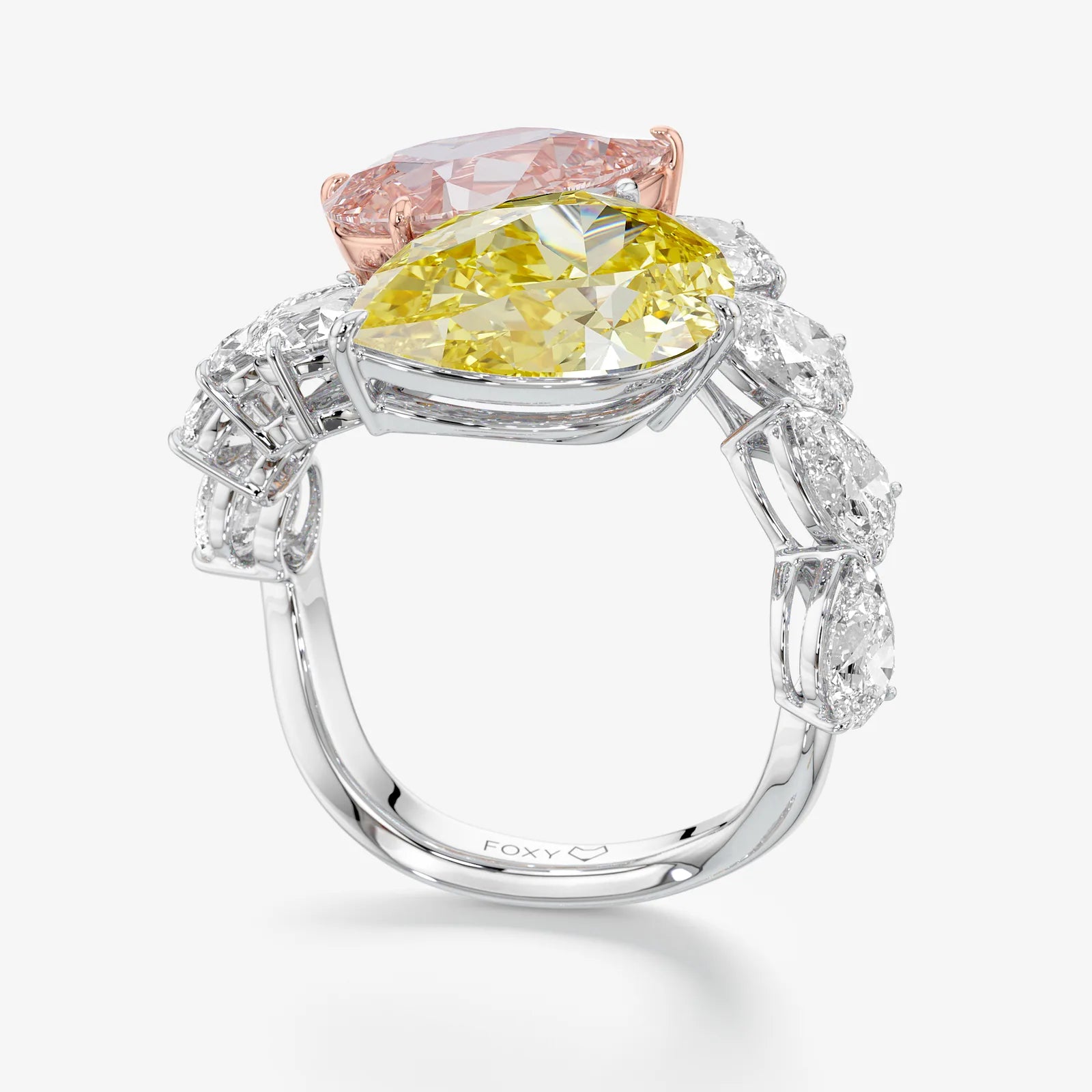 Pure Poise Yellow and Pink Diamond Ring