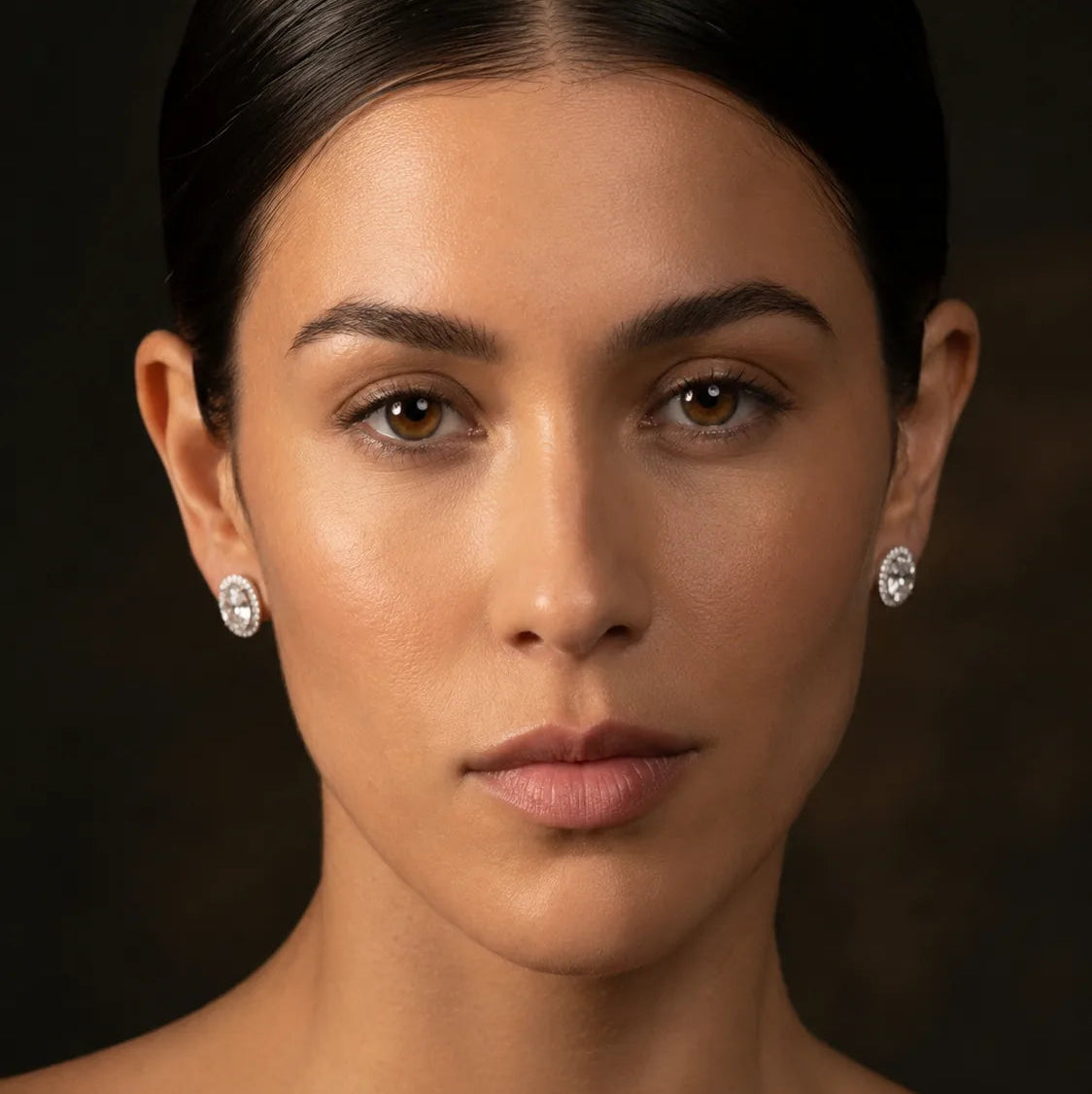Halo Stud Earrings