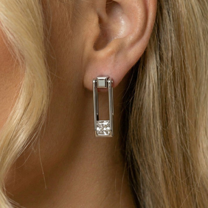 Drop Earrings (2 Сt. T.W.)