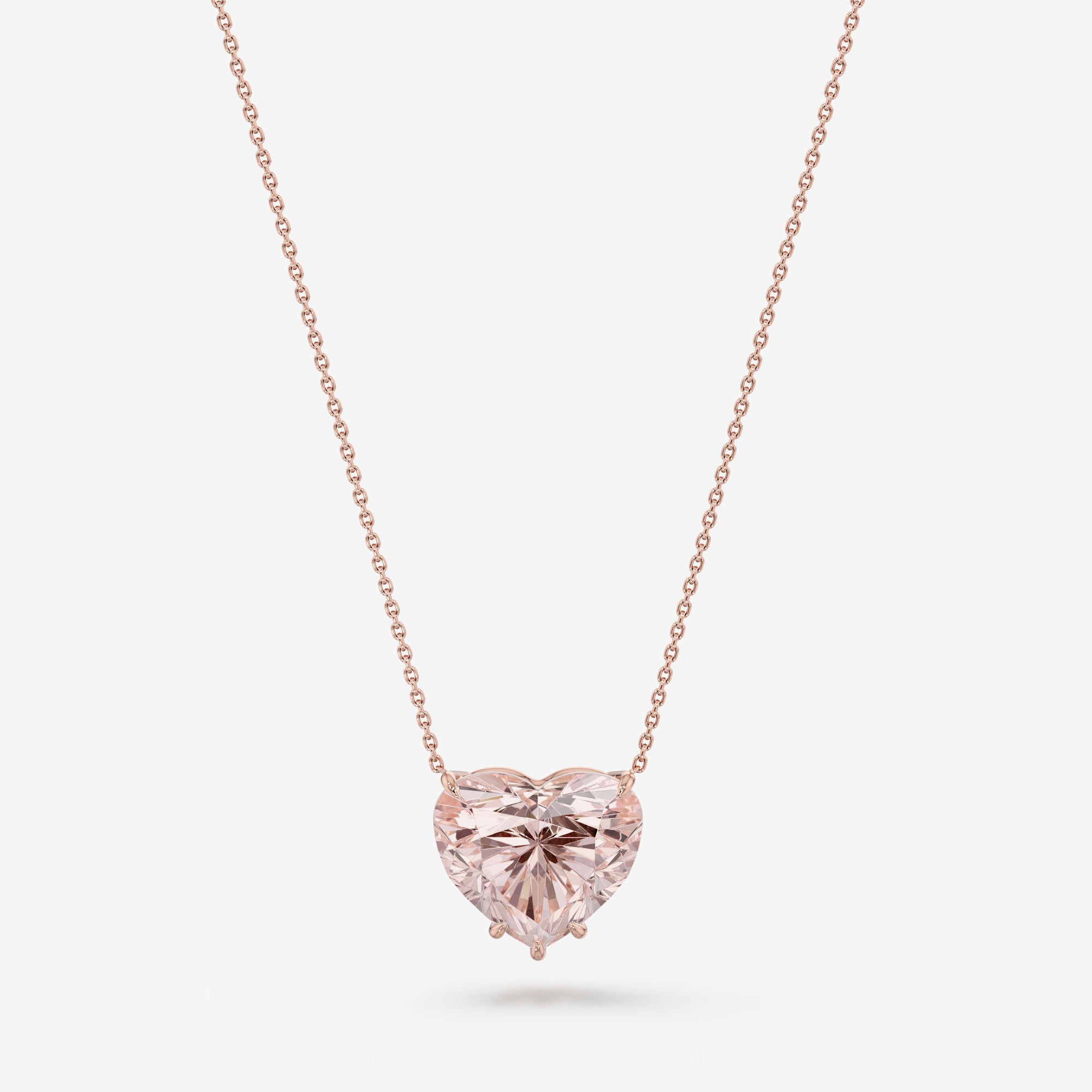 Pink Me Up Heart Pendant Necklace