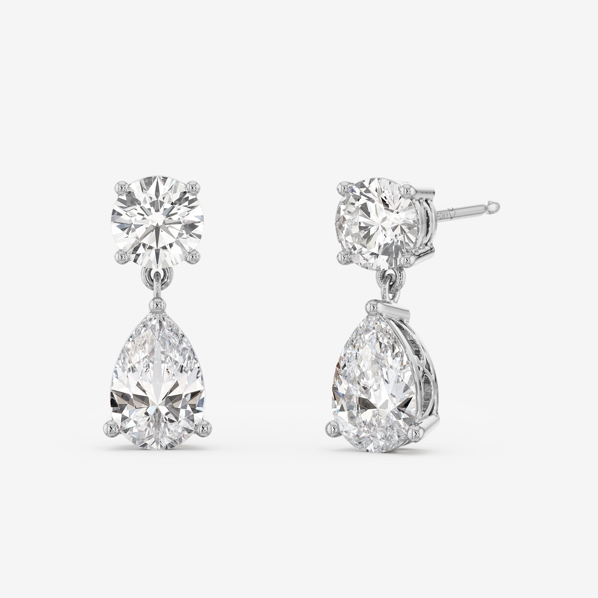 Diamond Drop Earrings