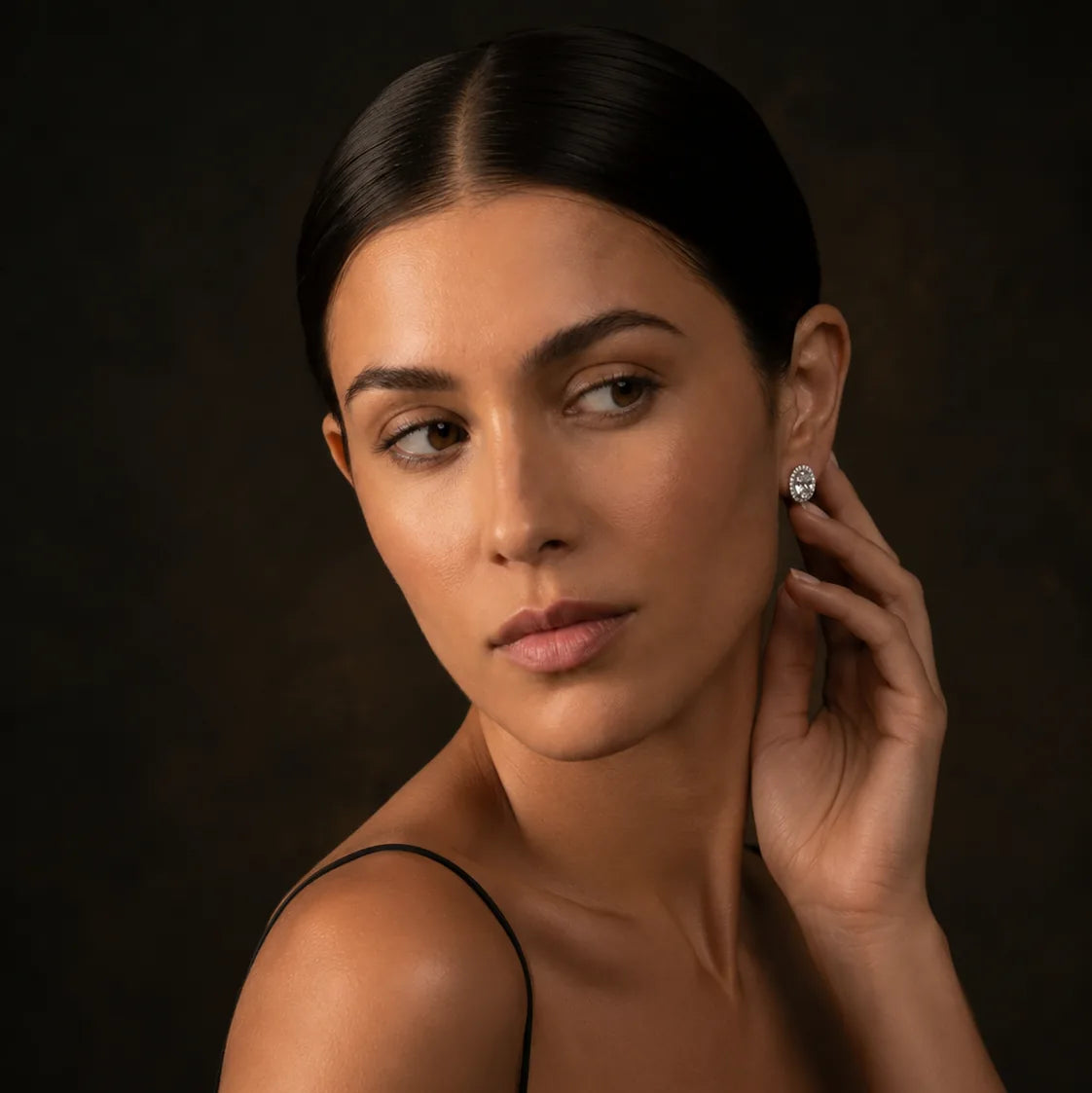 Halo Stud Earrings