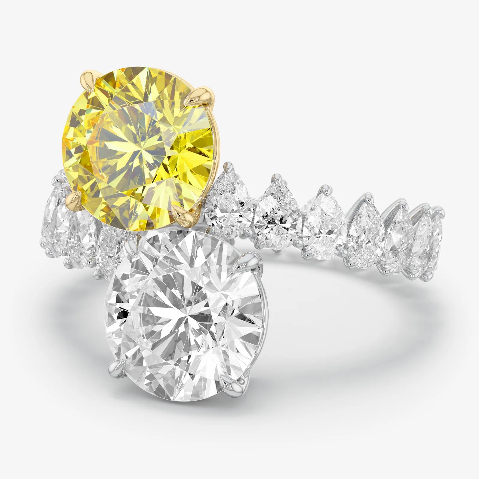 Bright Meets Right Toi et Moi Diamond Ring