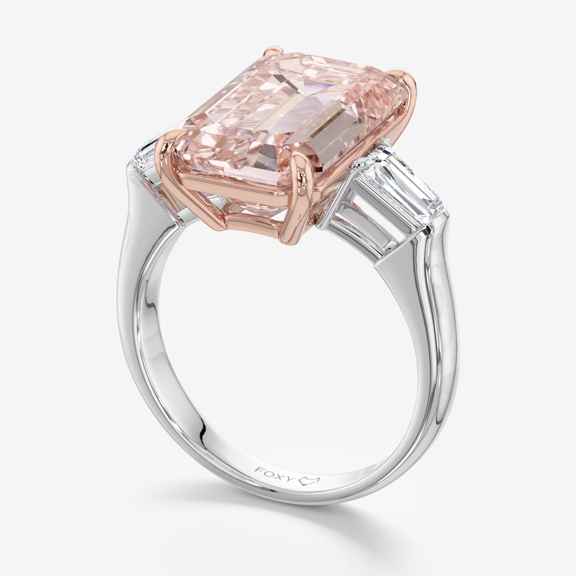 Silk Cut Pink Diamond Ring (9 Сt. T.W.)