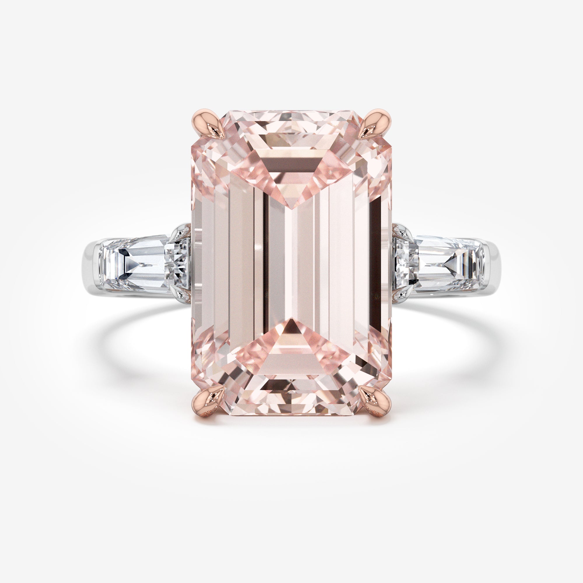 Silk Cut Pink Diamond Ring (9 Сt. T.W.)