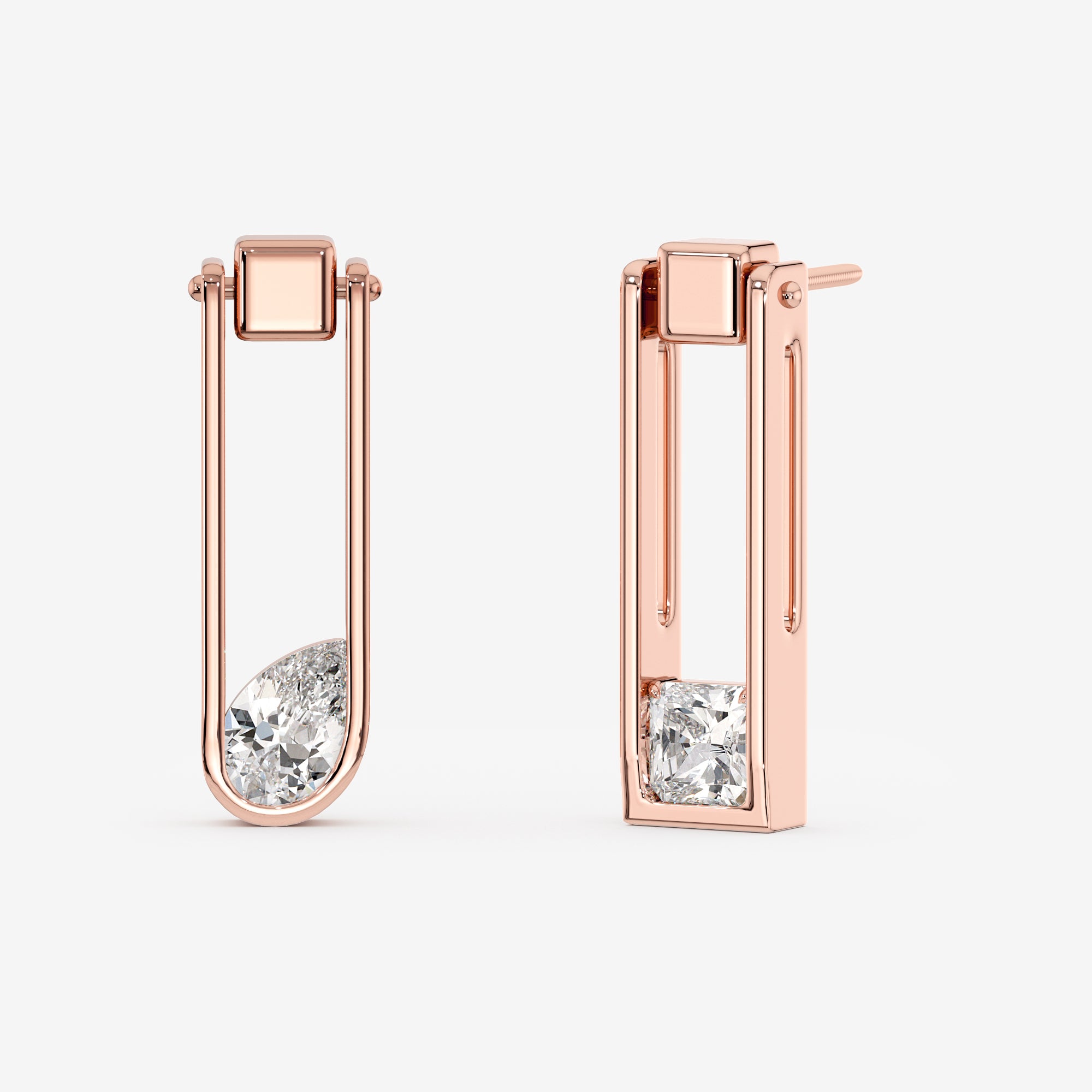 Drop Earrings (2 Сt. T.W.)