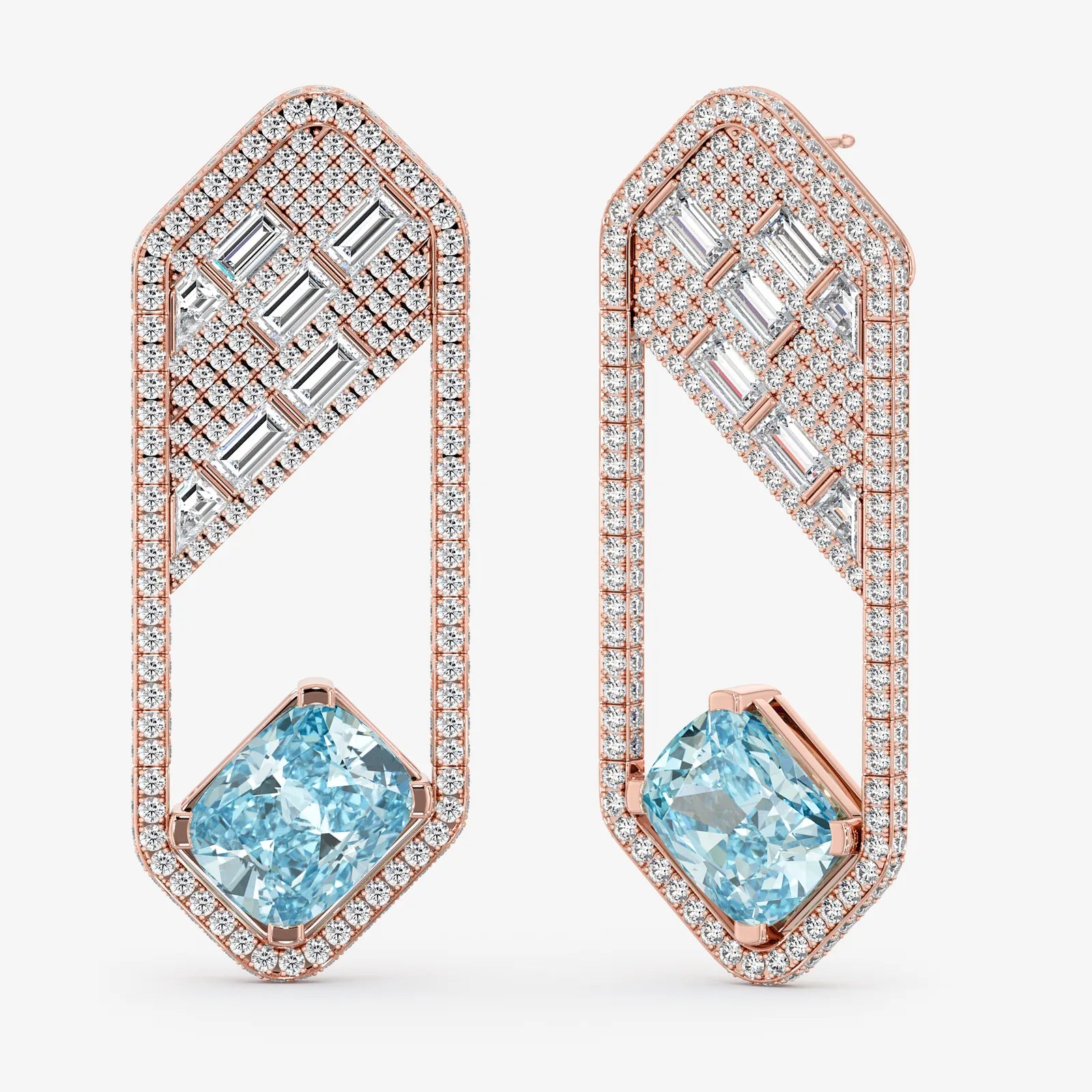 Ice Has Edges Drop Earrings (23 Сt. T.W.)