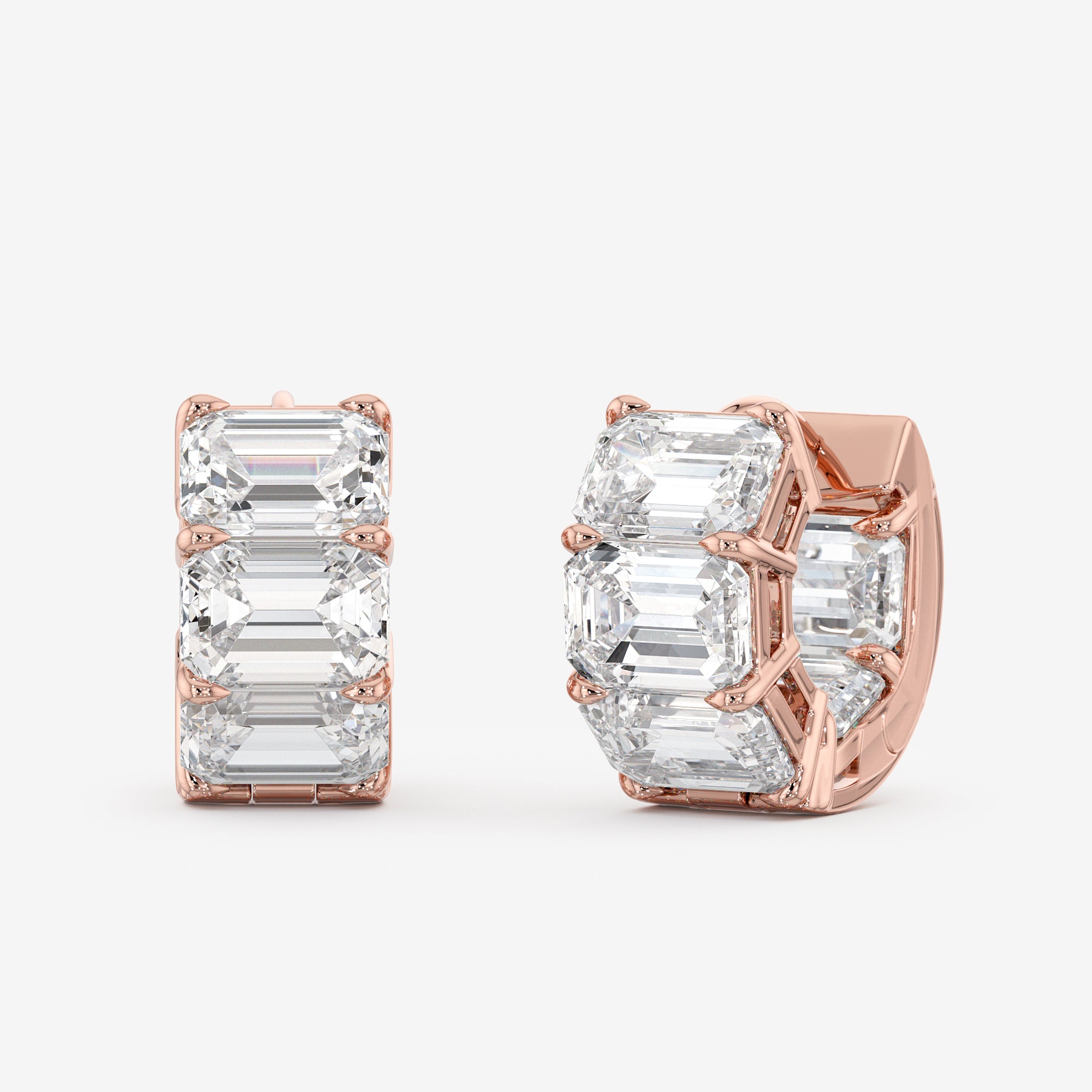 Huggie Hoop Earrings (10 Сt. T.W.)