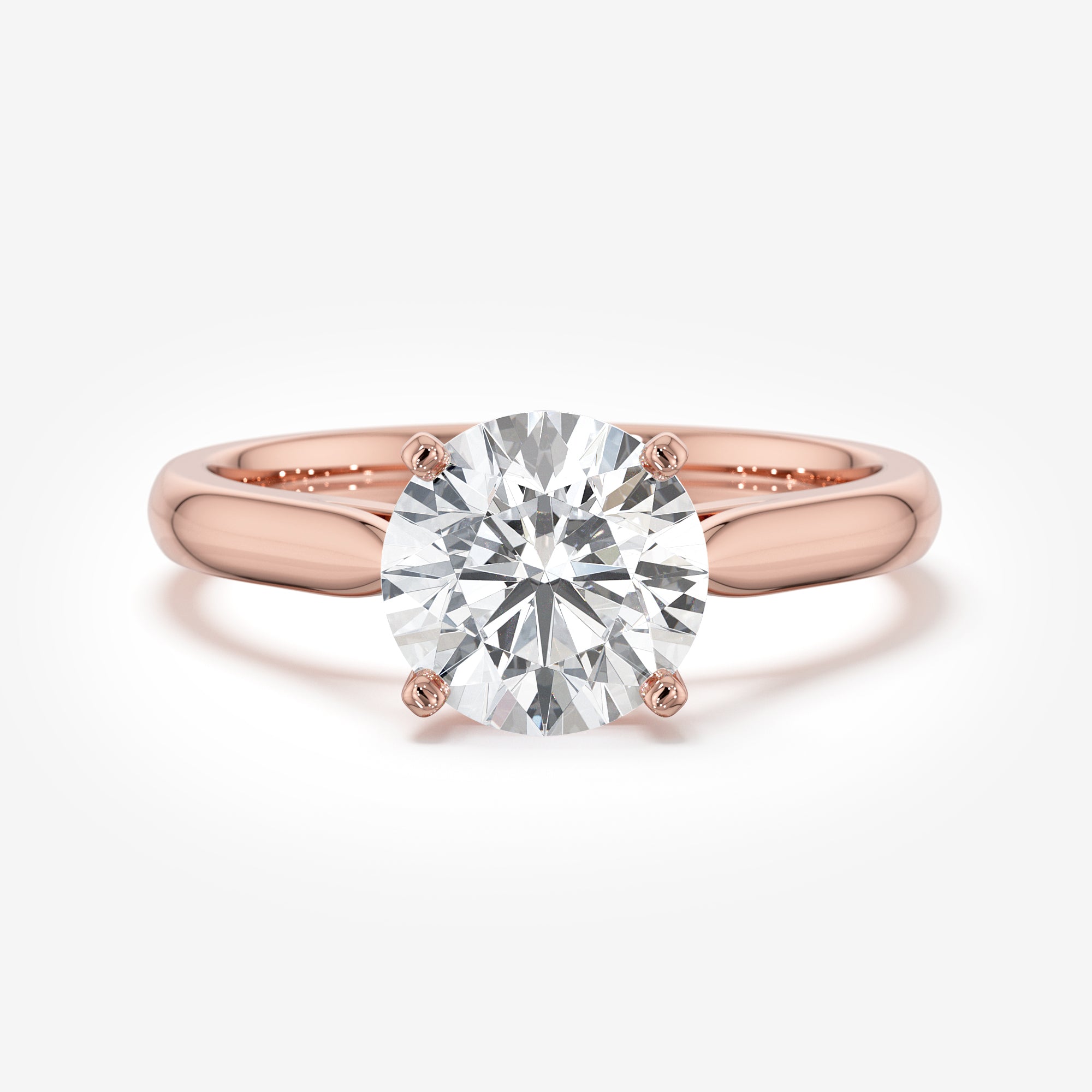 Cathedral Solitaire Engagement Ring