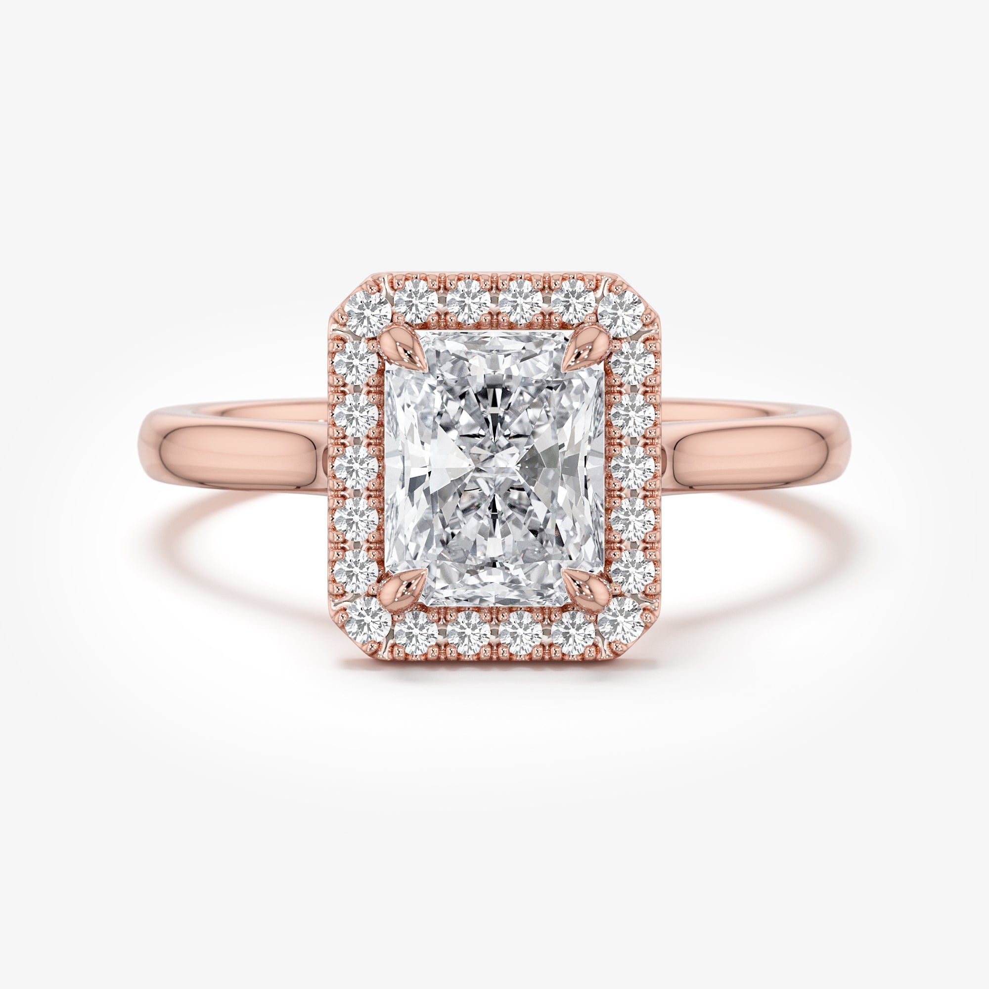 Halo Engagement Ring