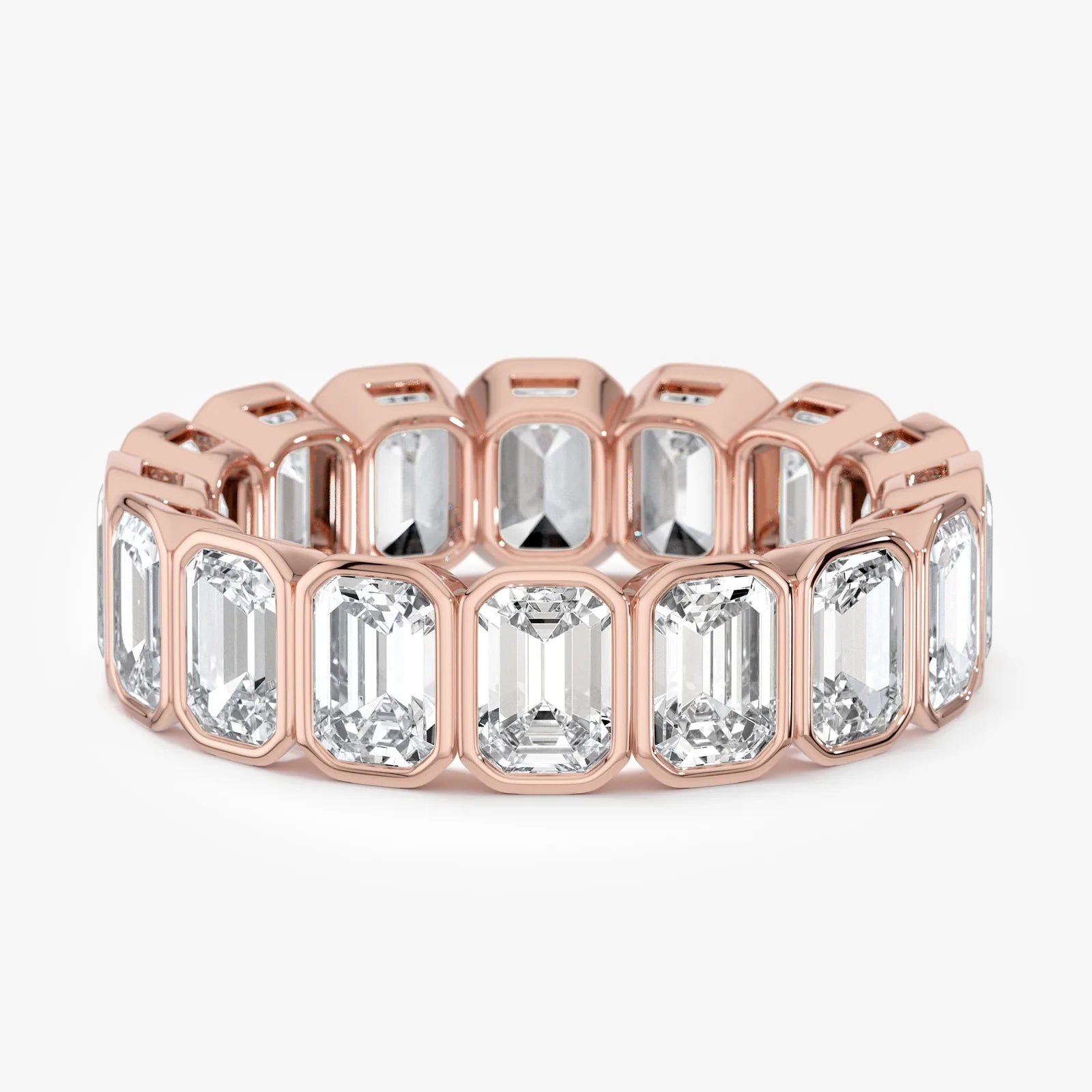 Eternity Emerald Lab Diamond Ring