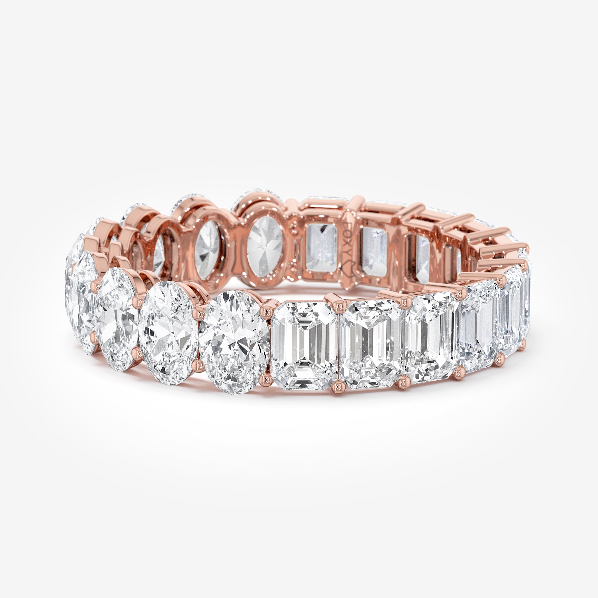 Multi-Shape Diamond Eternity Ring