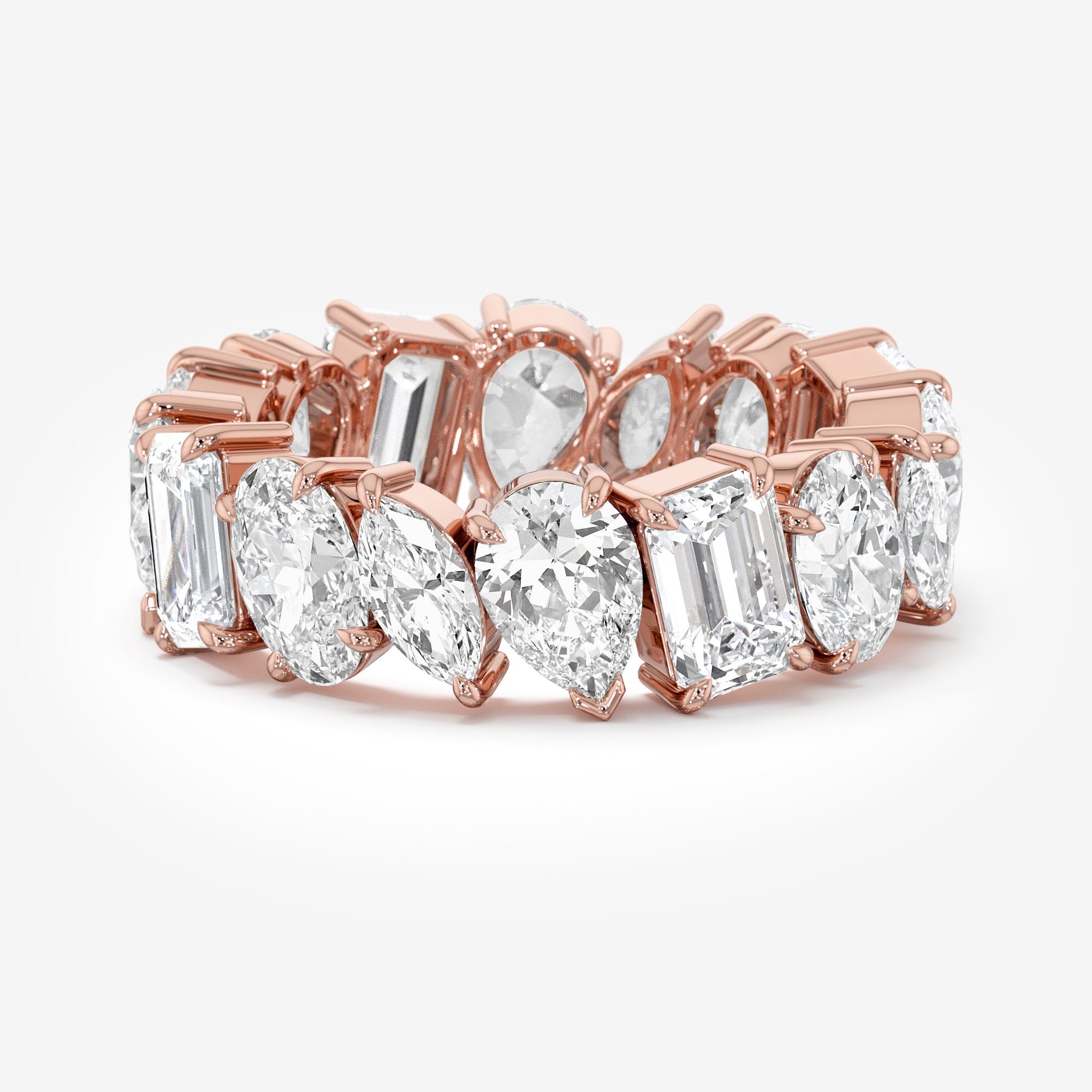 Gallery-Set Diamond Eternity Ring