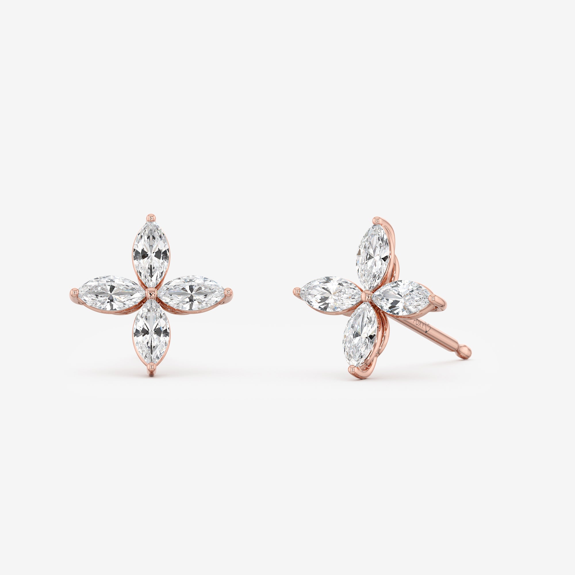 Floral Stud Earrings