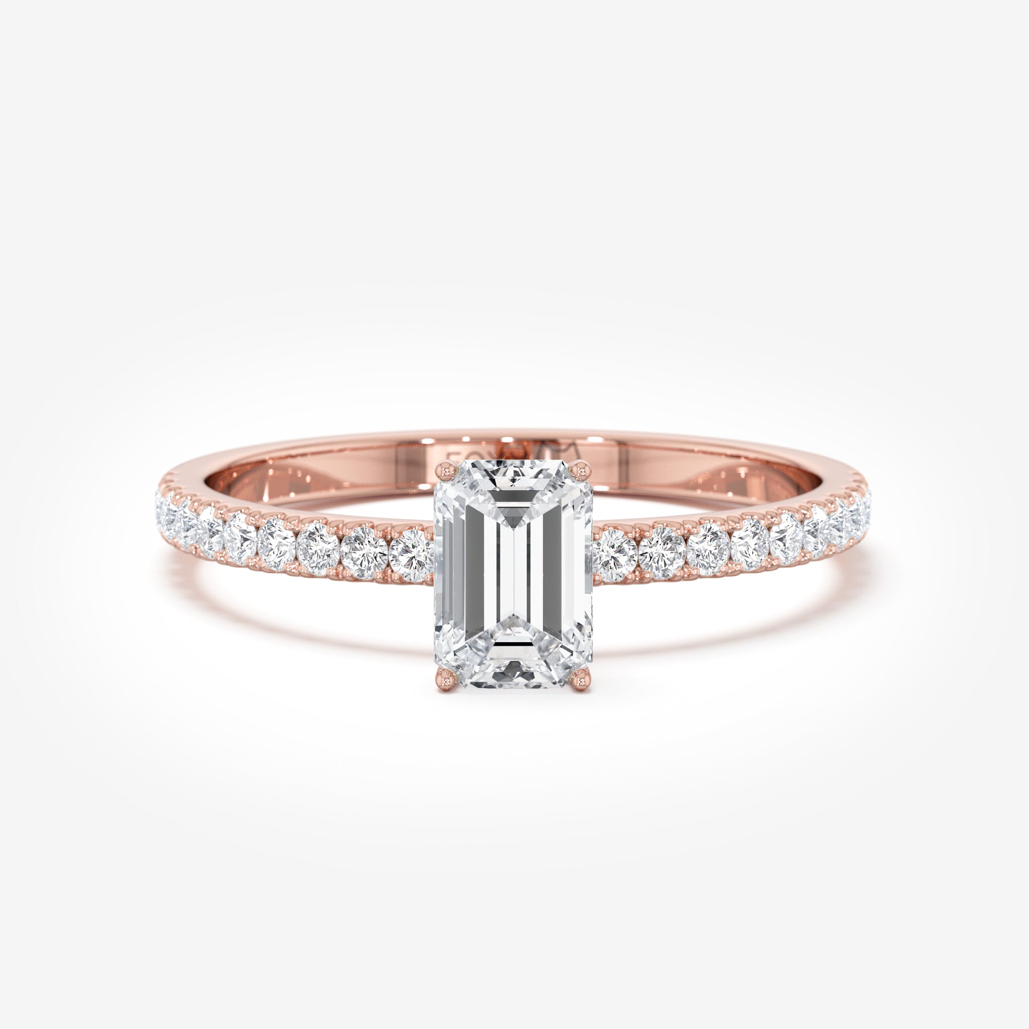 Pavé Engagement Ring