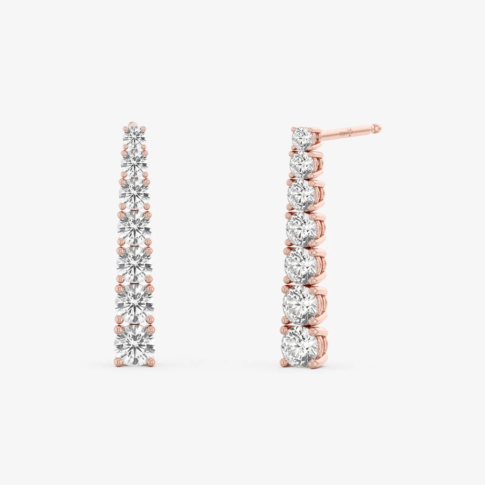 Tennis Drop Earrings