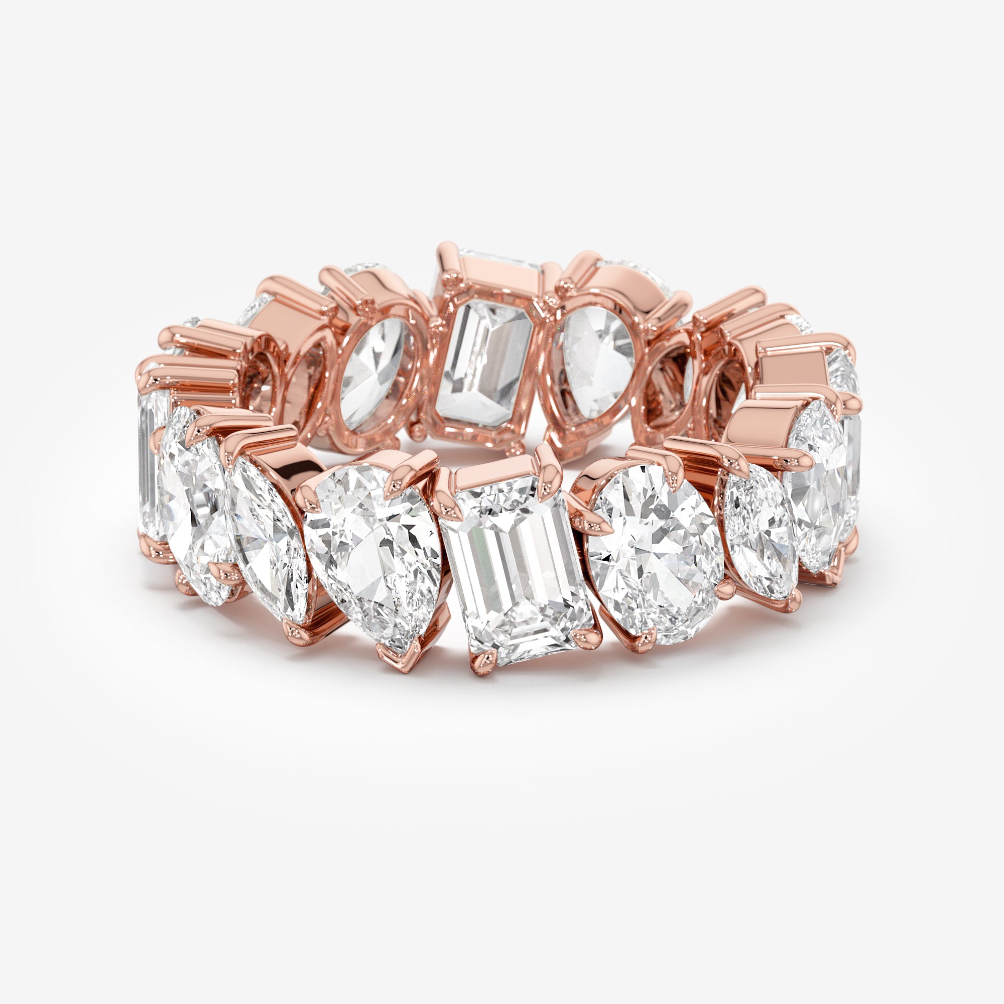 Gallery-Set Diamond Eternity Ring