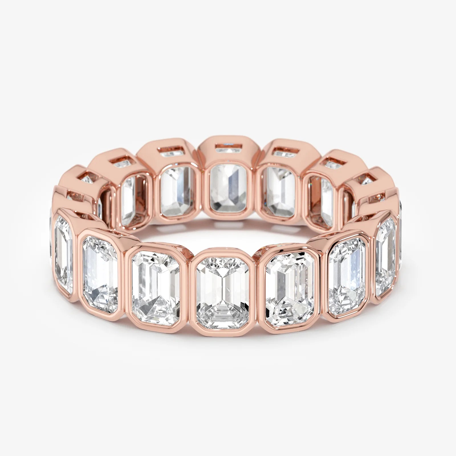 Eternity Emerald Lab Diamond Ring