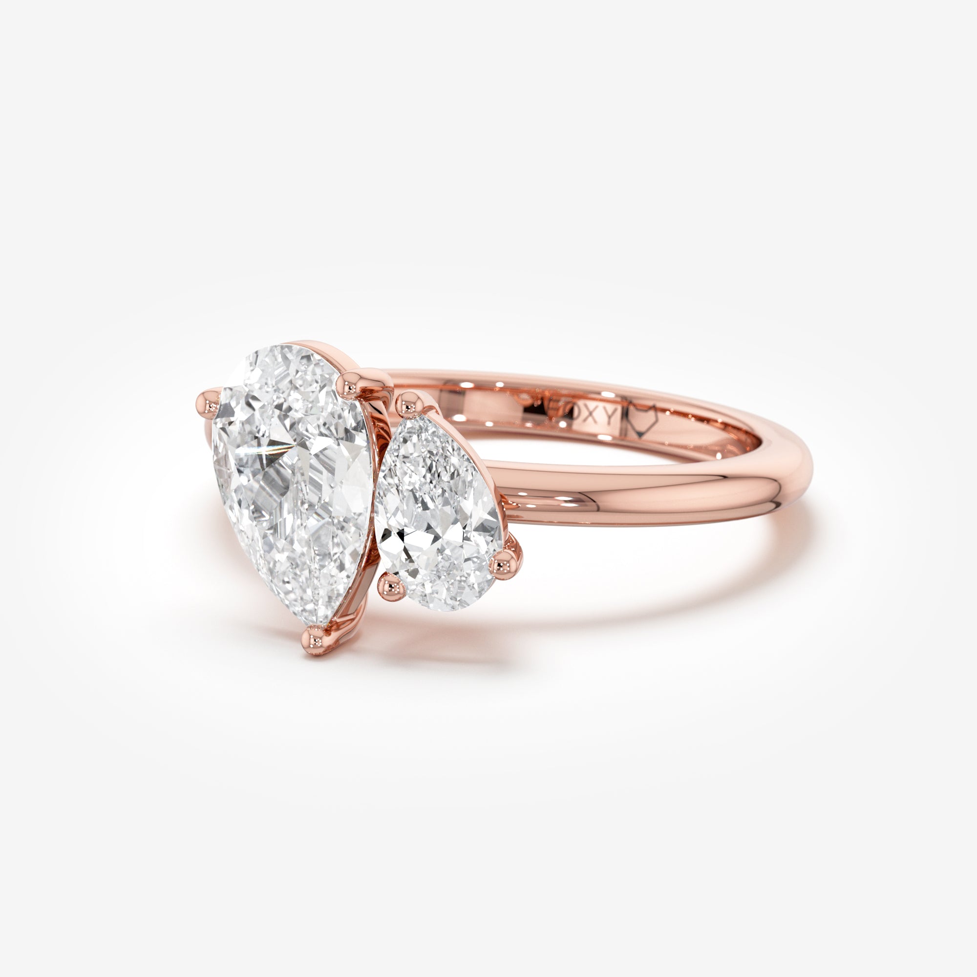 Toi et Moi Engagement Ring