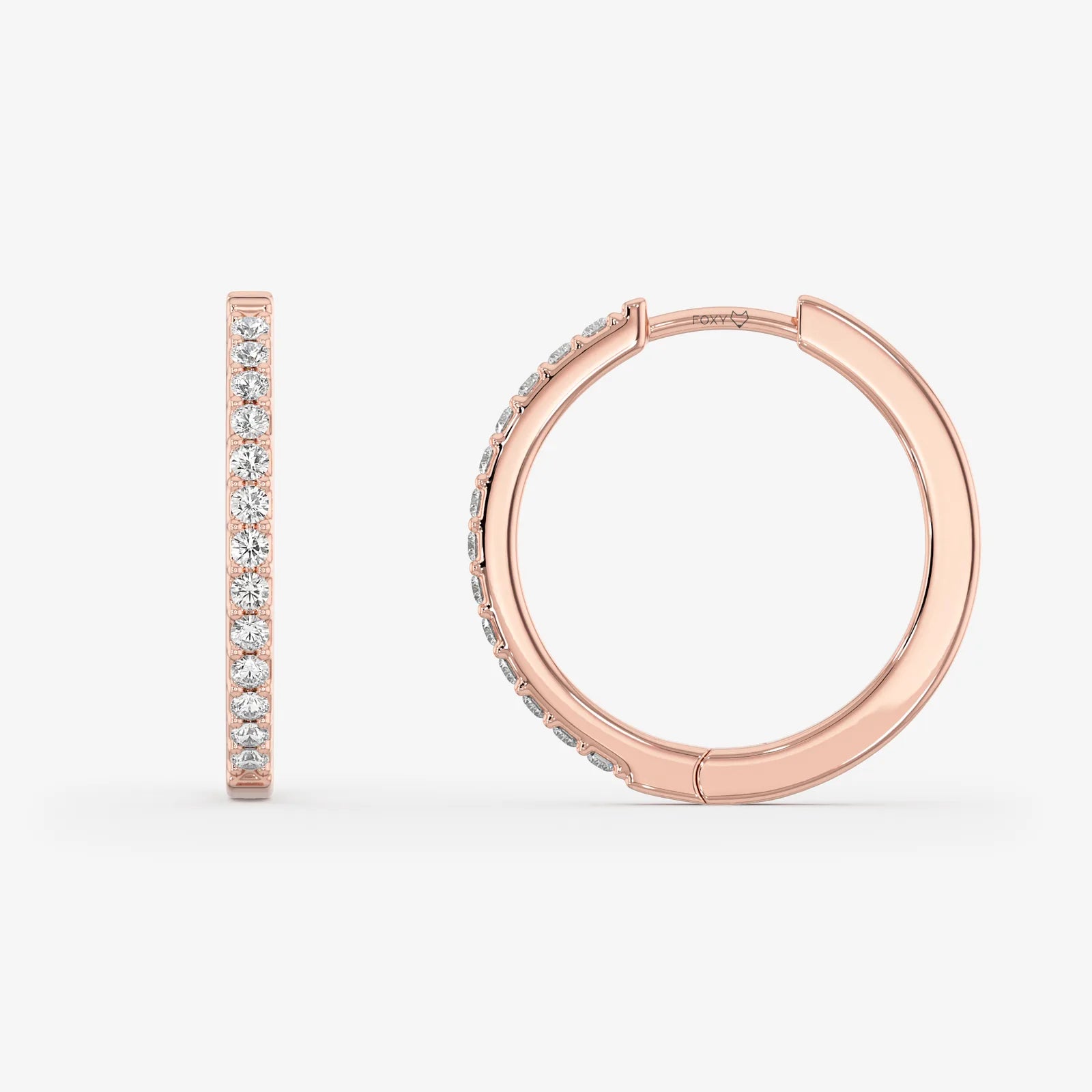 Pavé Hoop Earrings