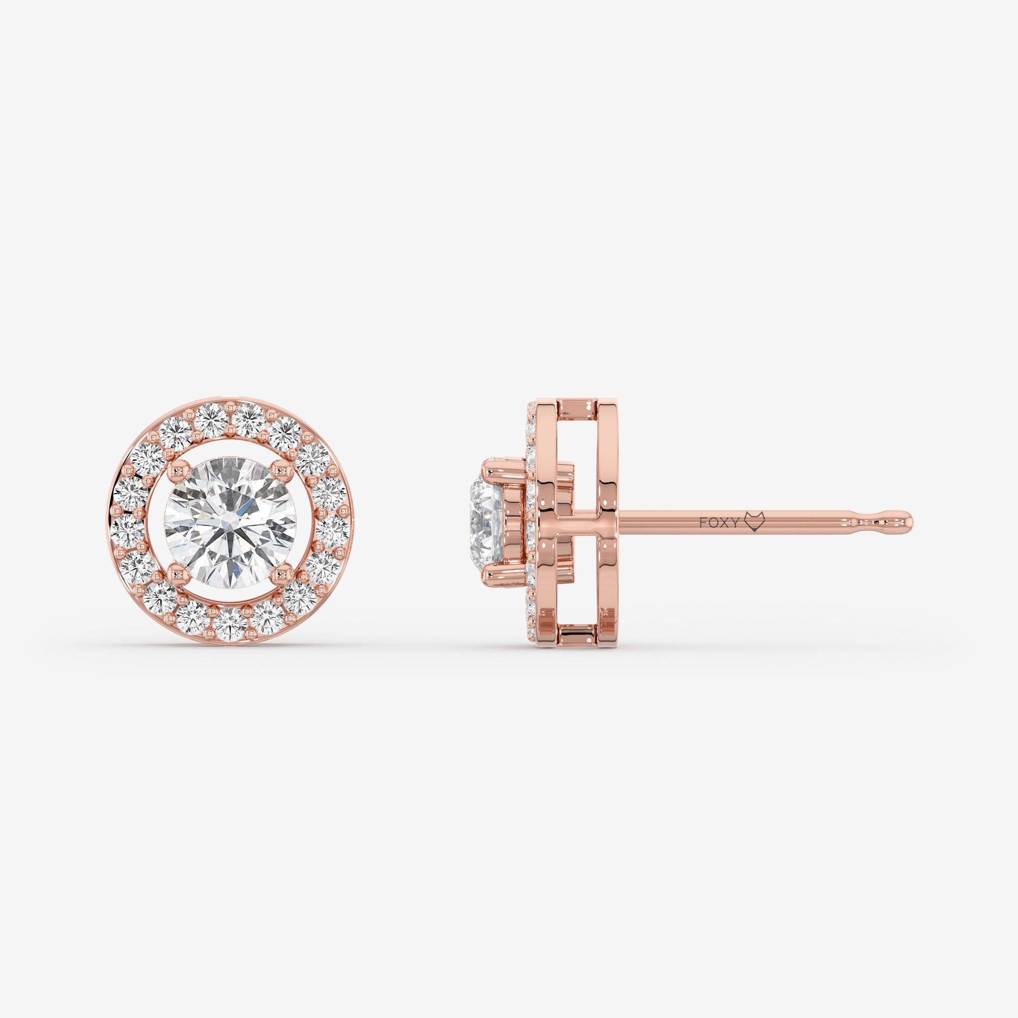 Halo Stud Earrings