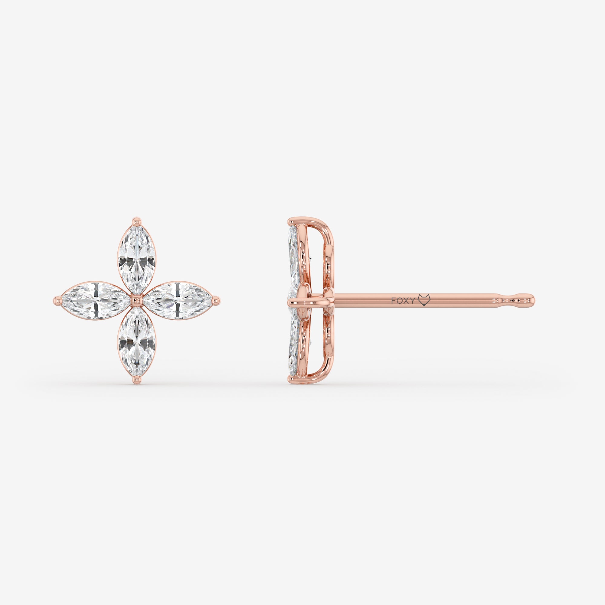 Floral Stud Earrings