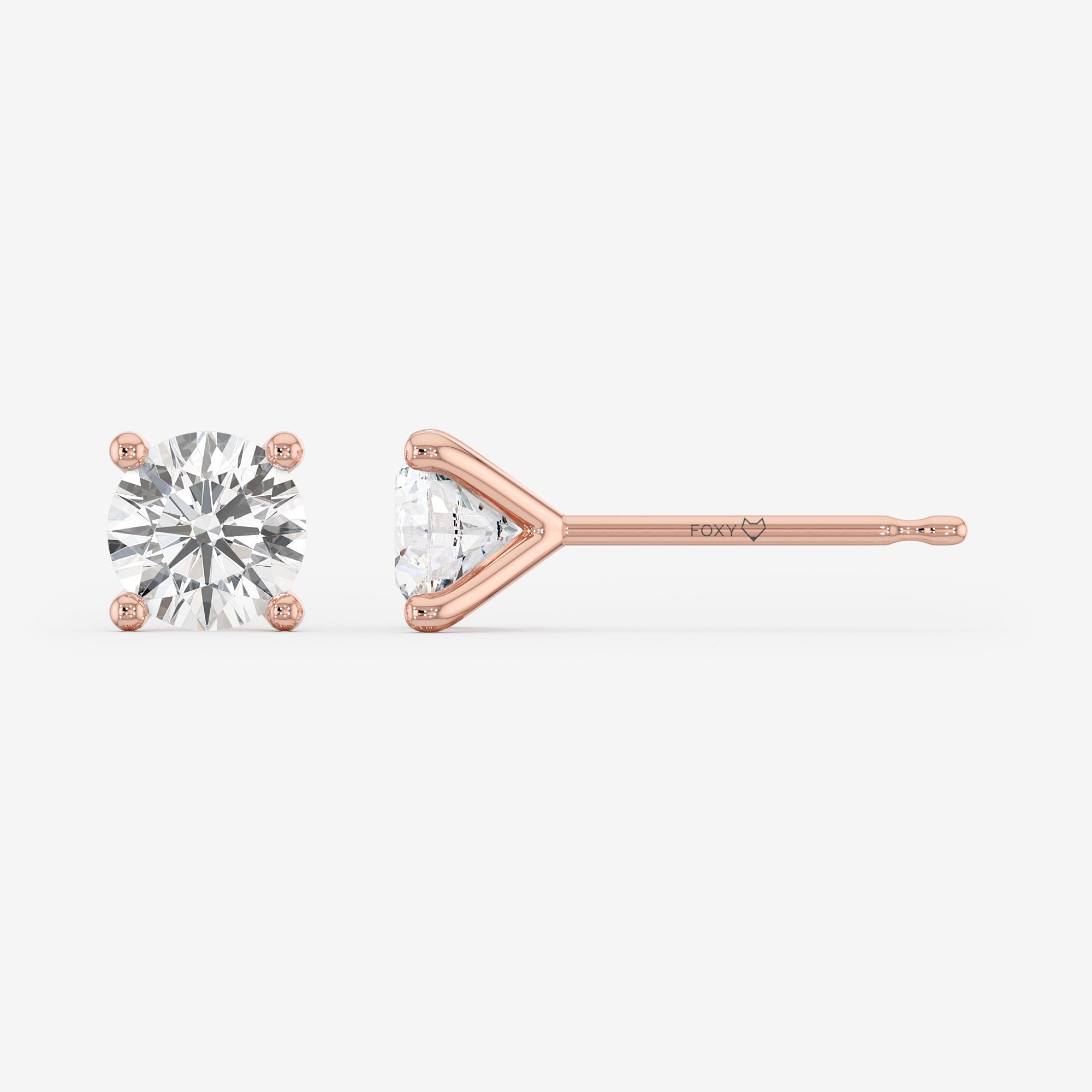 Bold Prong Stud Earrings