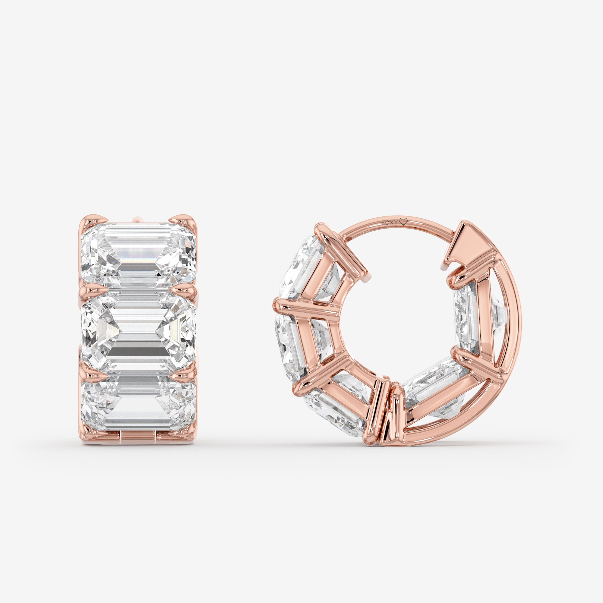 Huggie Hoop Earrings (10 Сt. T.W.)