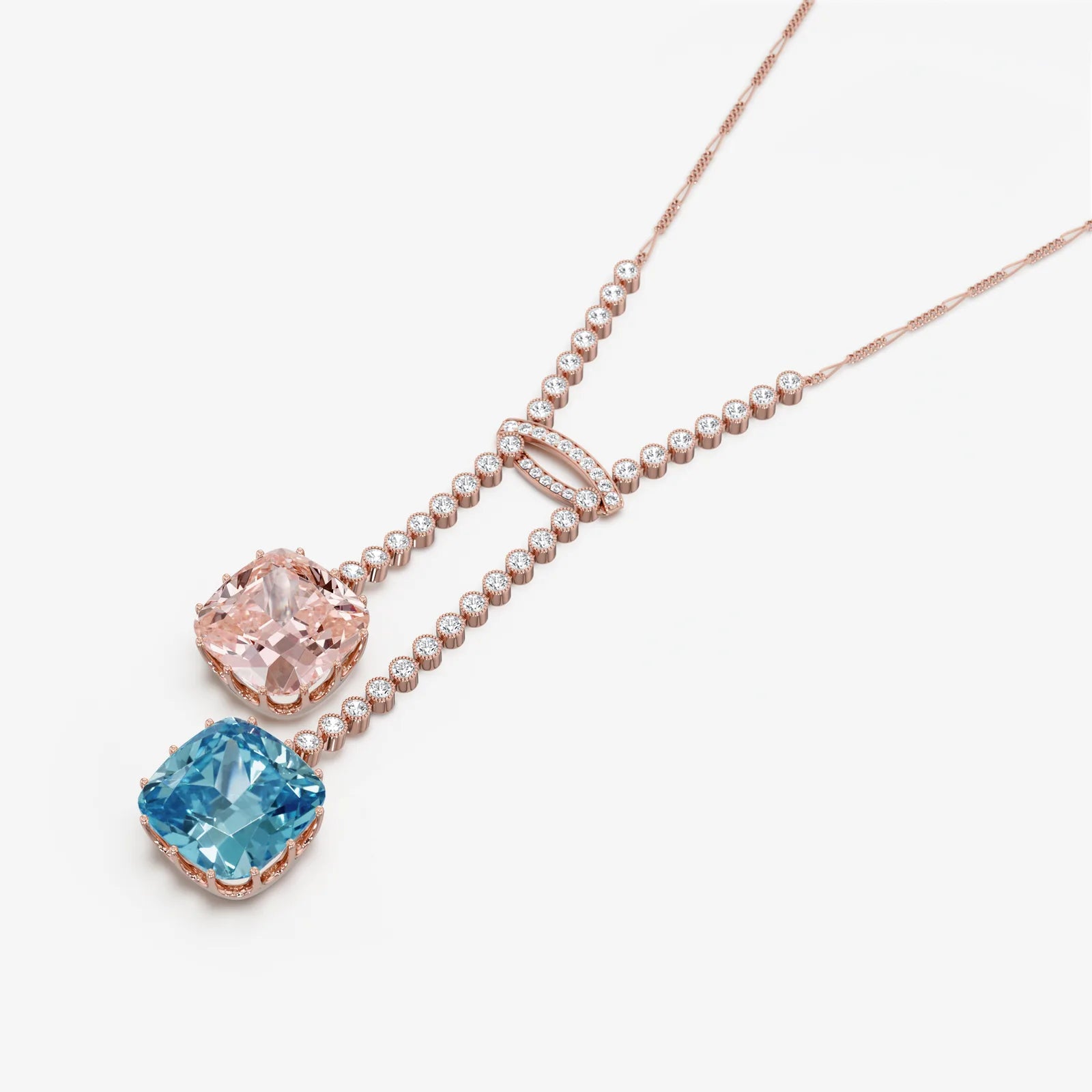 Perfect Contrast Pendant Necklace