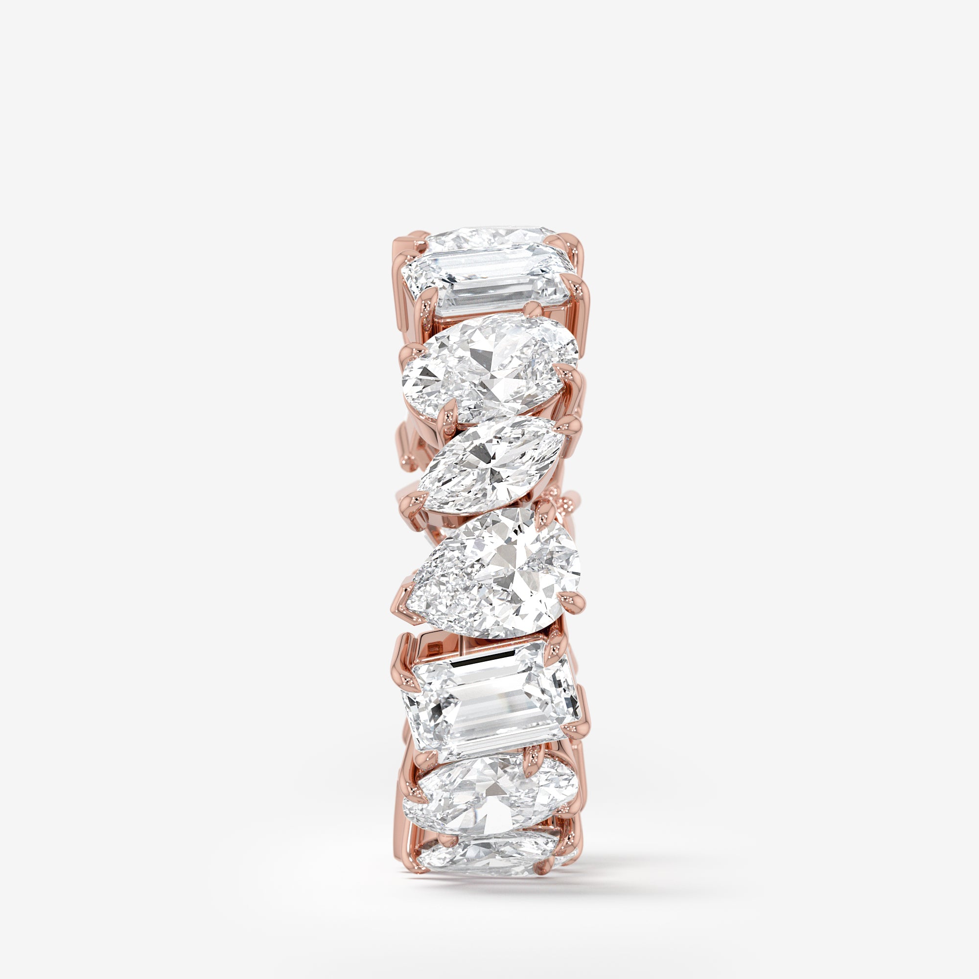 Gallery-Set Diamond Eternity Ring