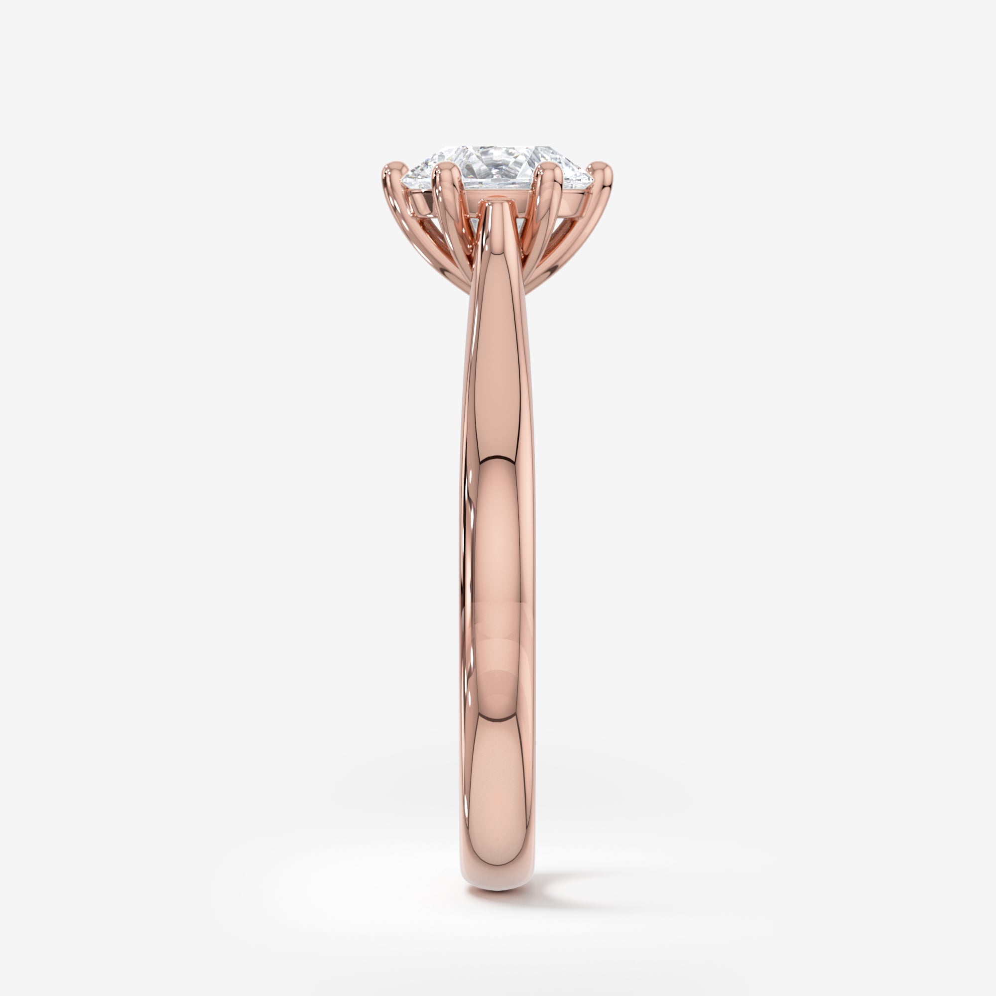 Cathedral 6-Prong Solitaire Engagement Ring