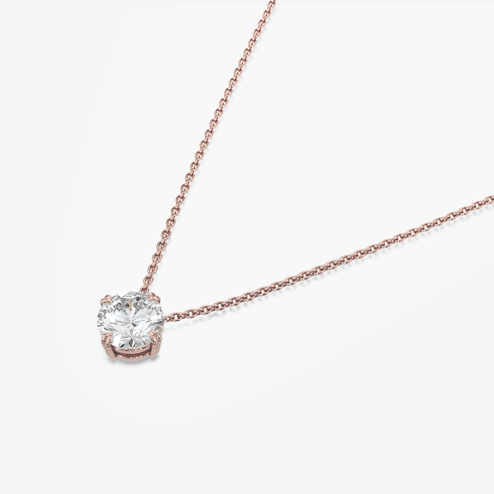 Classic Pendant Necklace (1 Сt. T.W.)