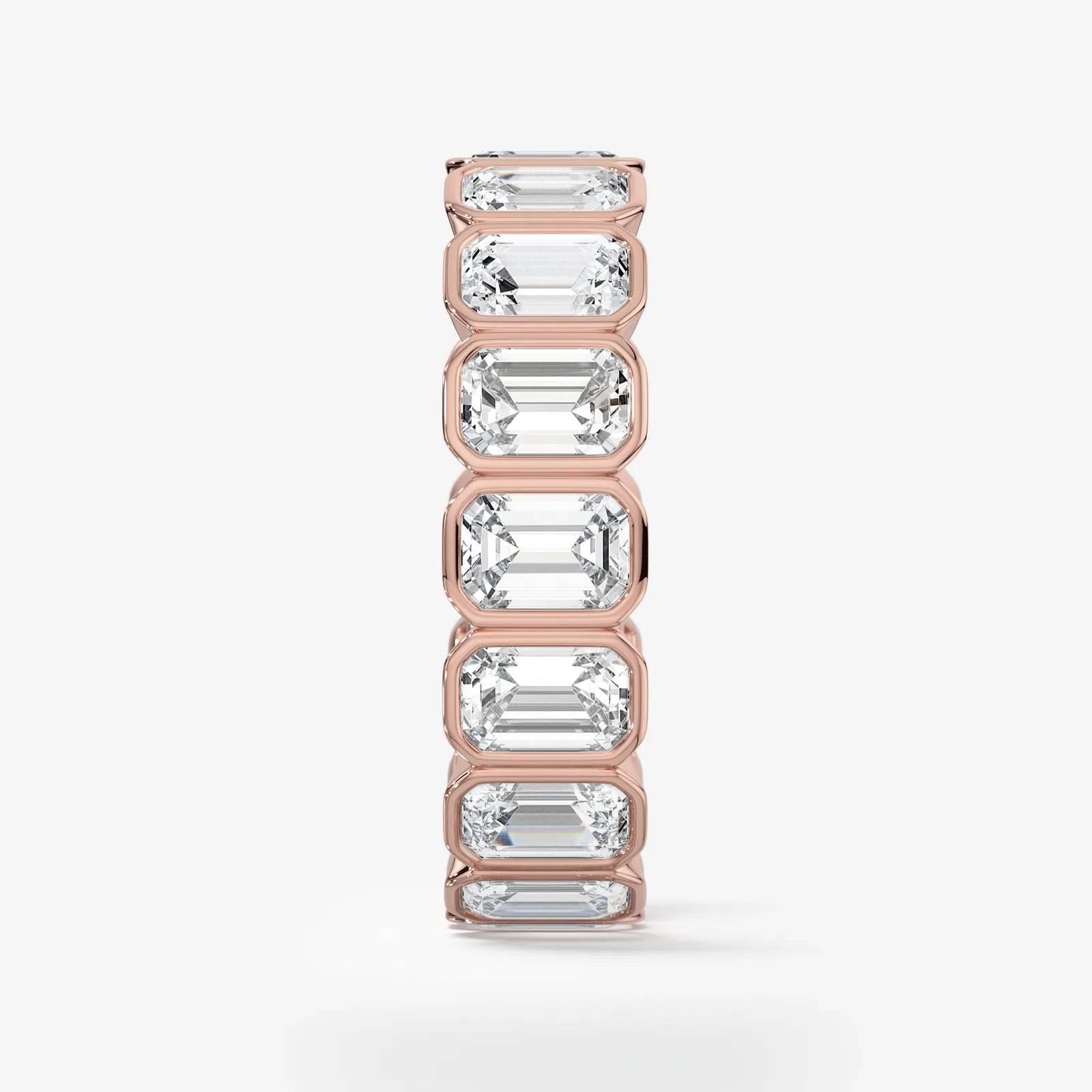 Eternity Emerald Lab Diamond Ring