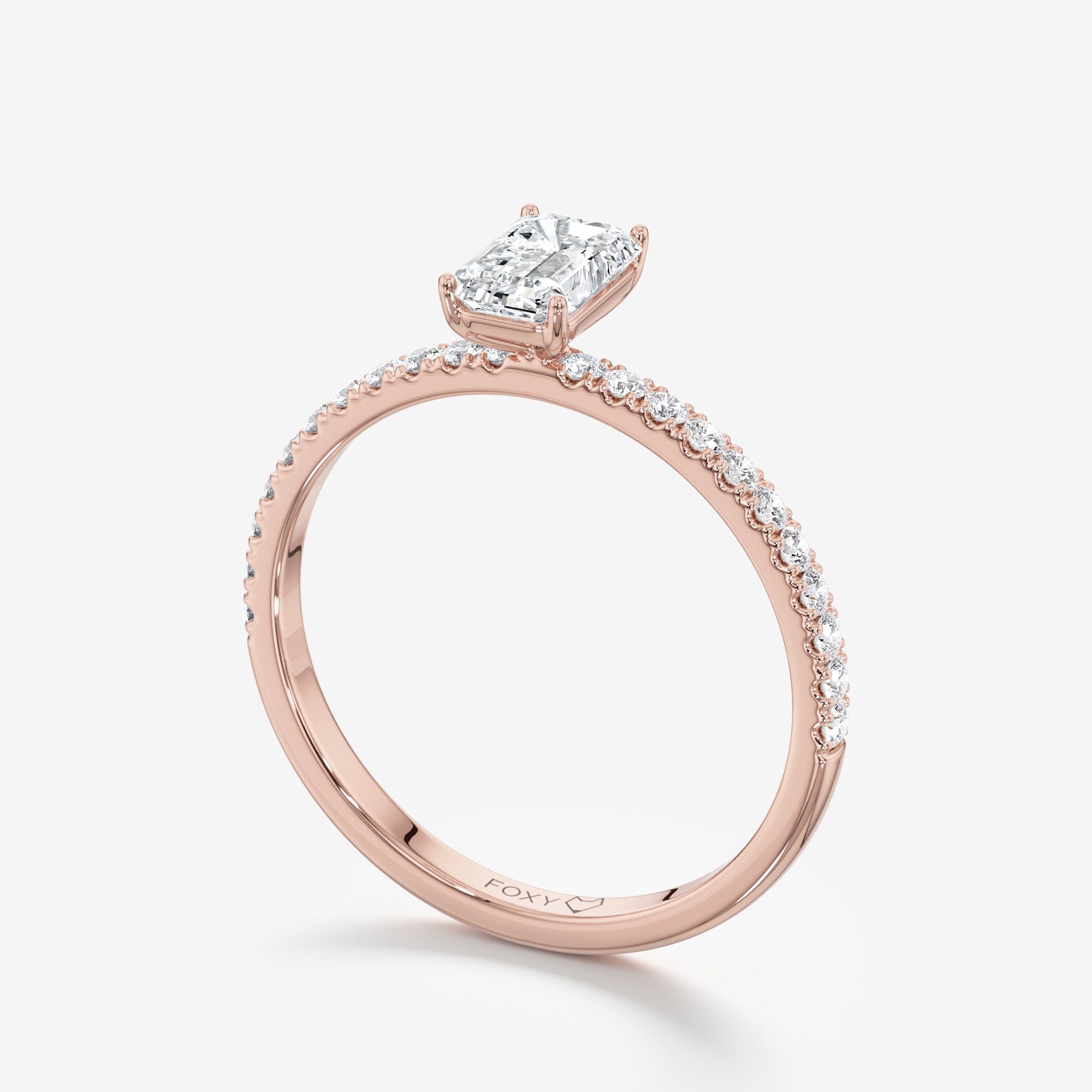 Pavé Engagement Ring