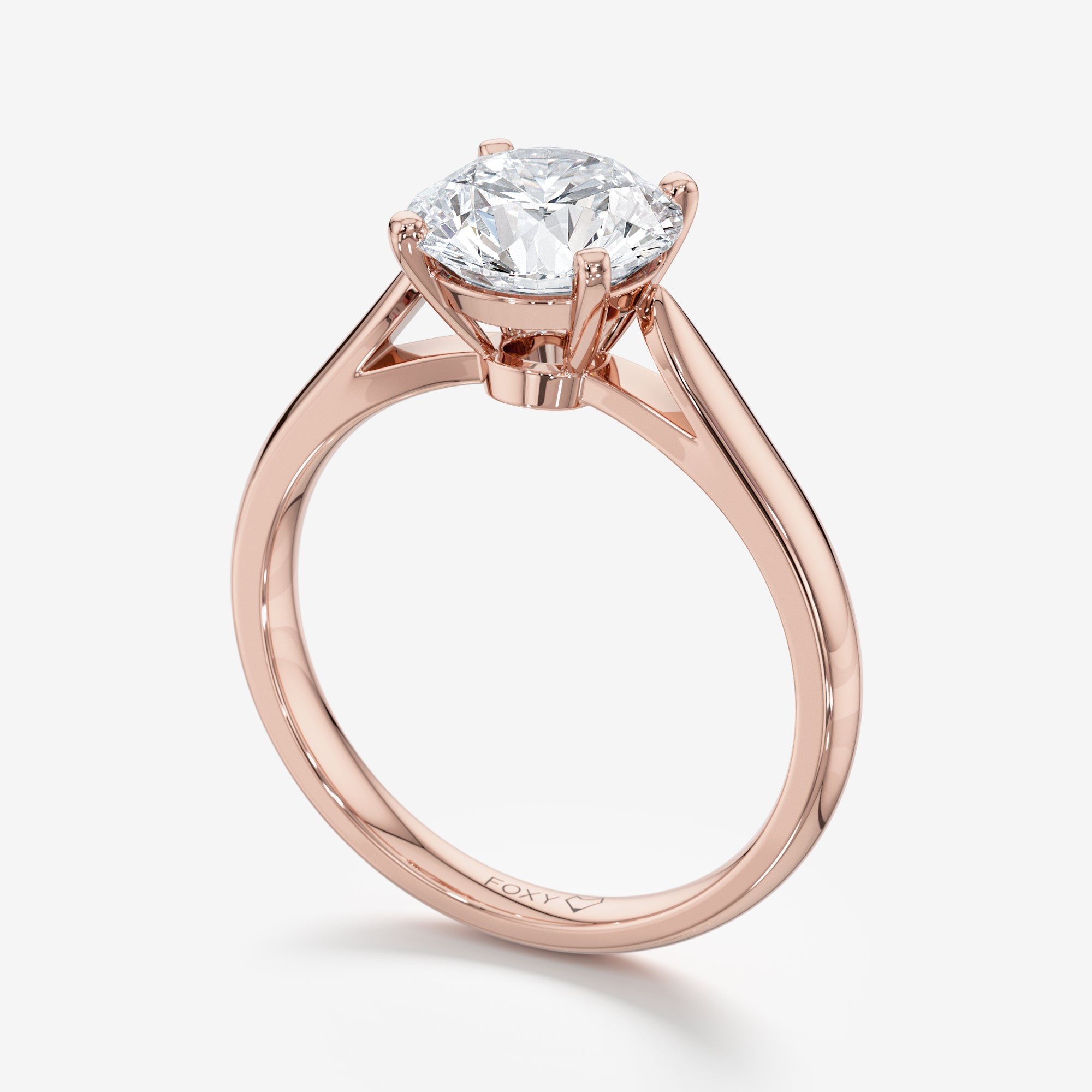 Cathedral Solitaire Engagement Ring