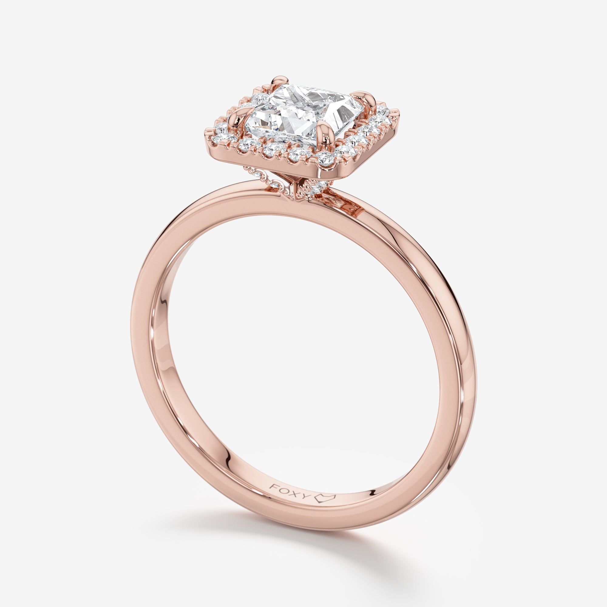 Halo Engagement Ring