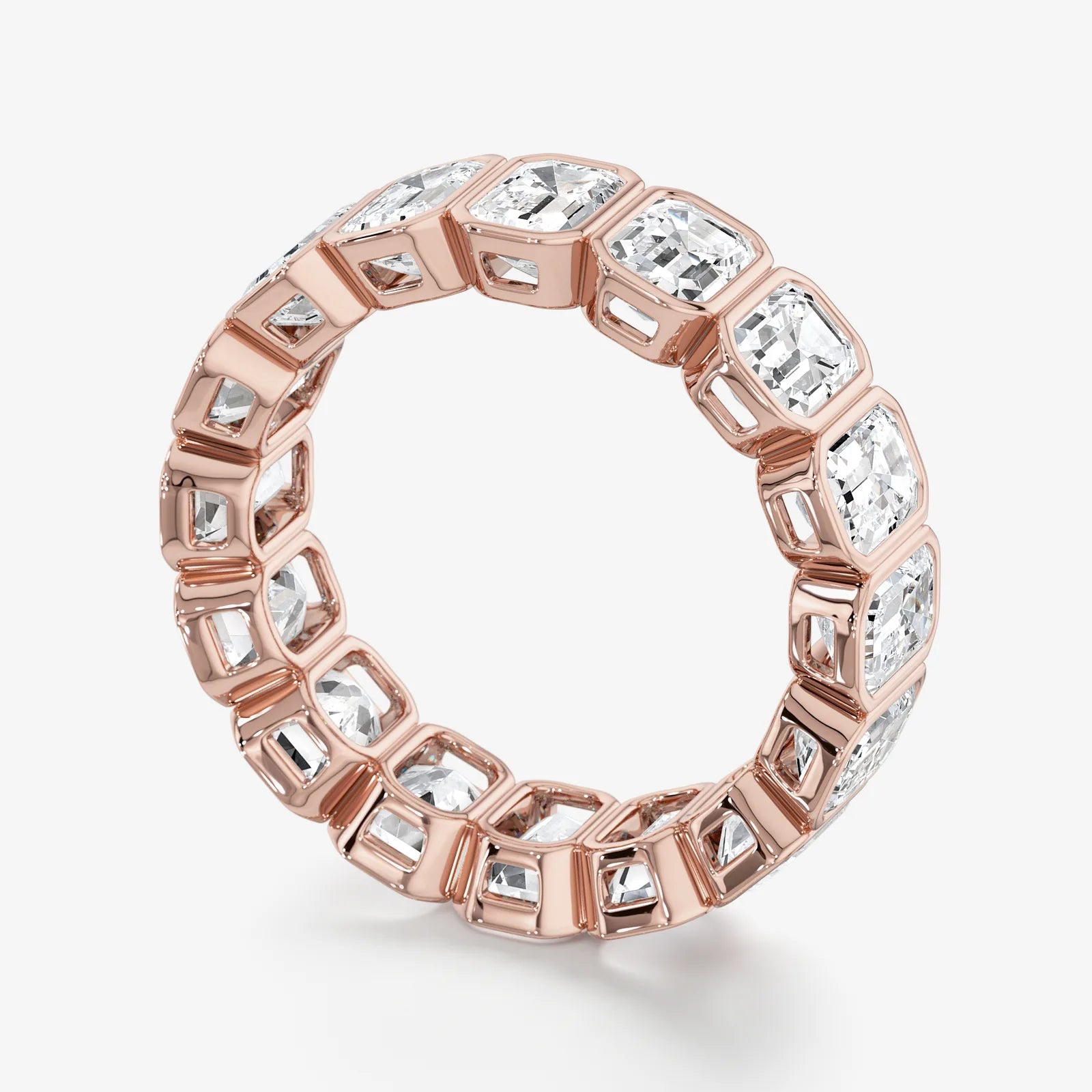 Eternity Emerald Lab Diamond Ring