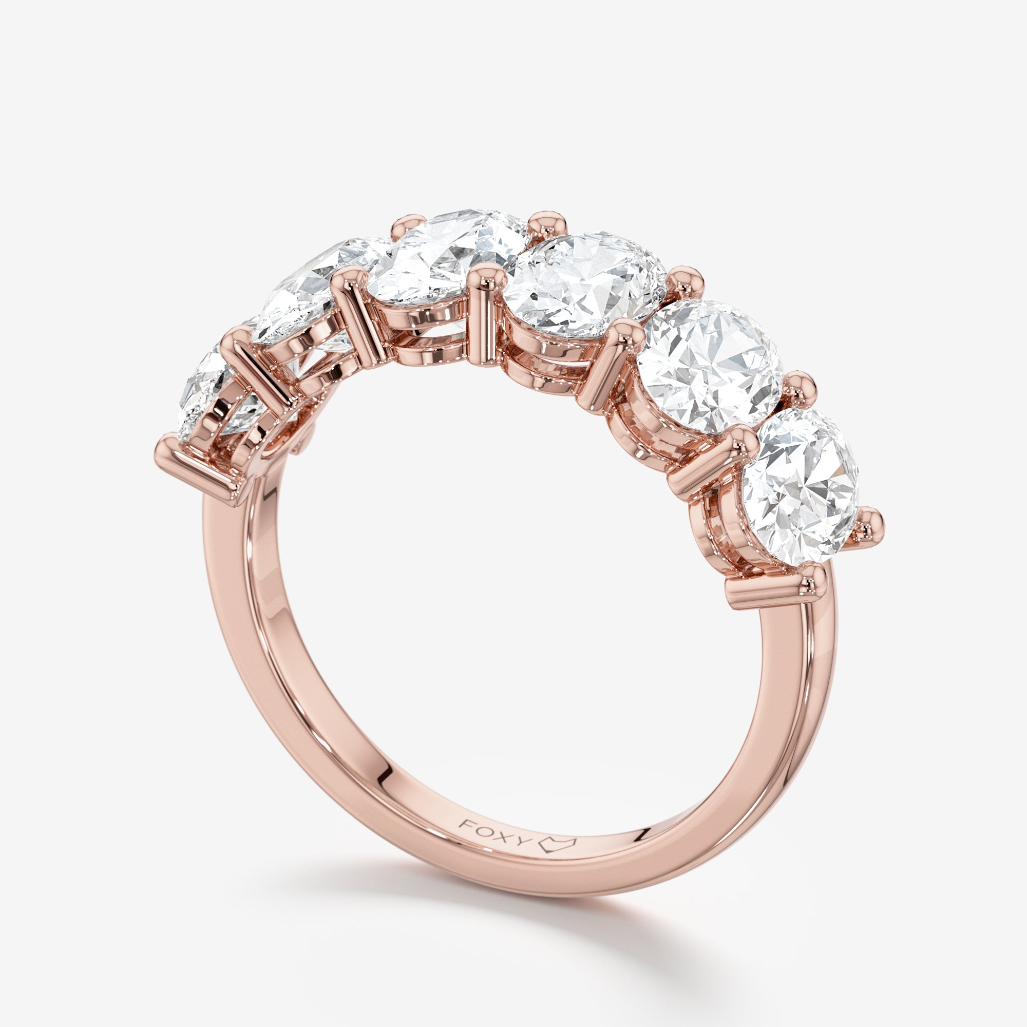 Six Stone Anniversary Ring