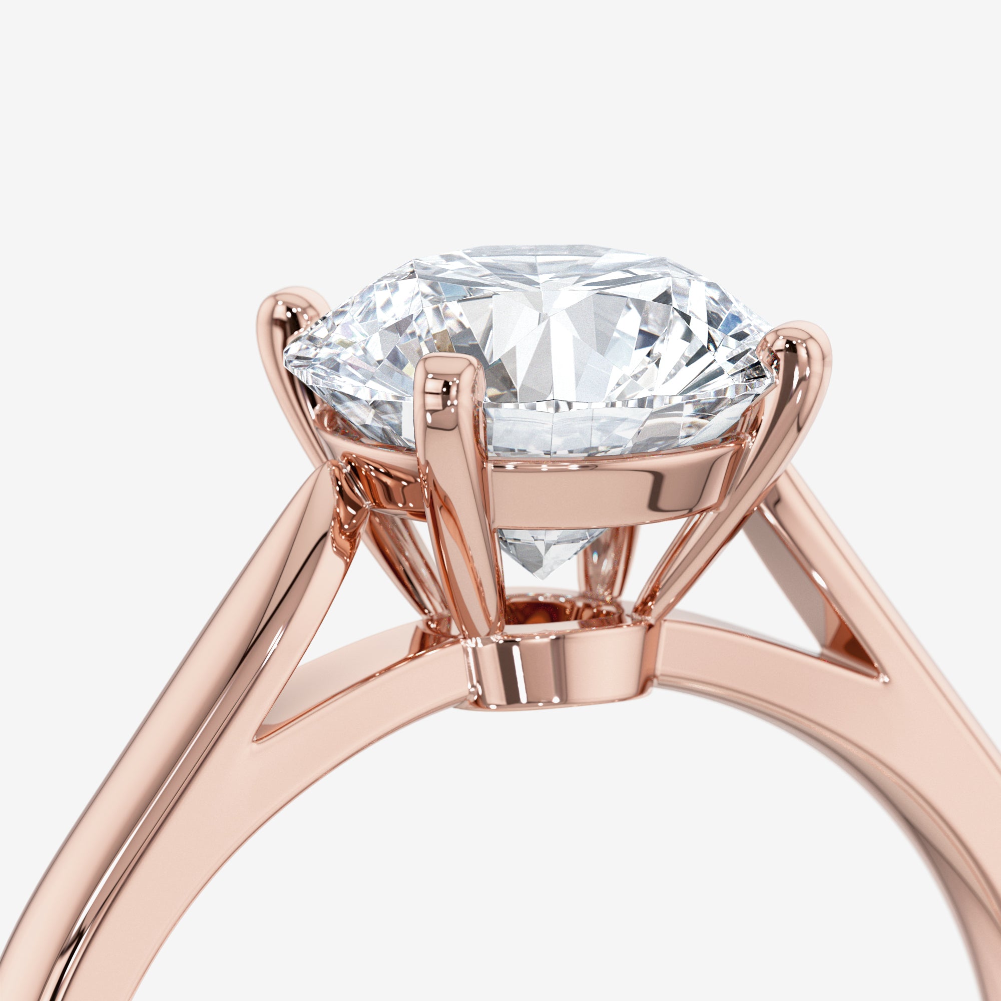 Cathedral Solitaire Engagement Ring