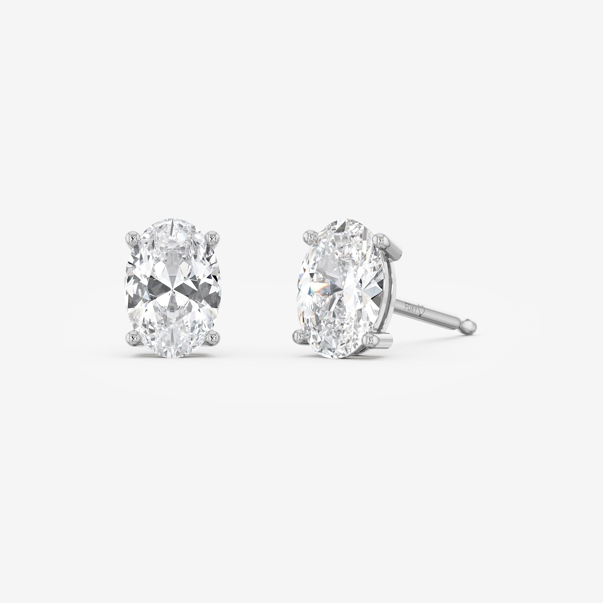Shown in 1 ct each earring